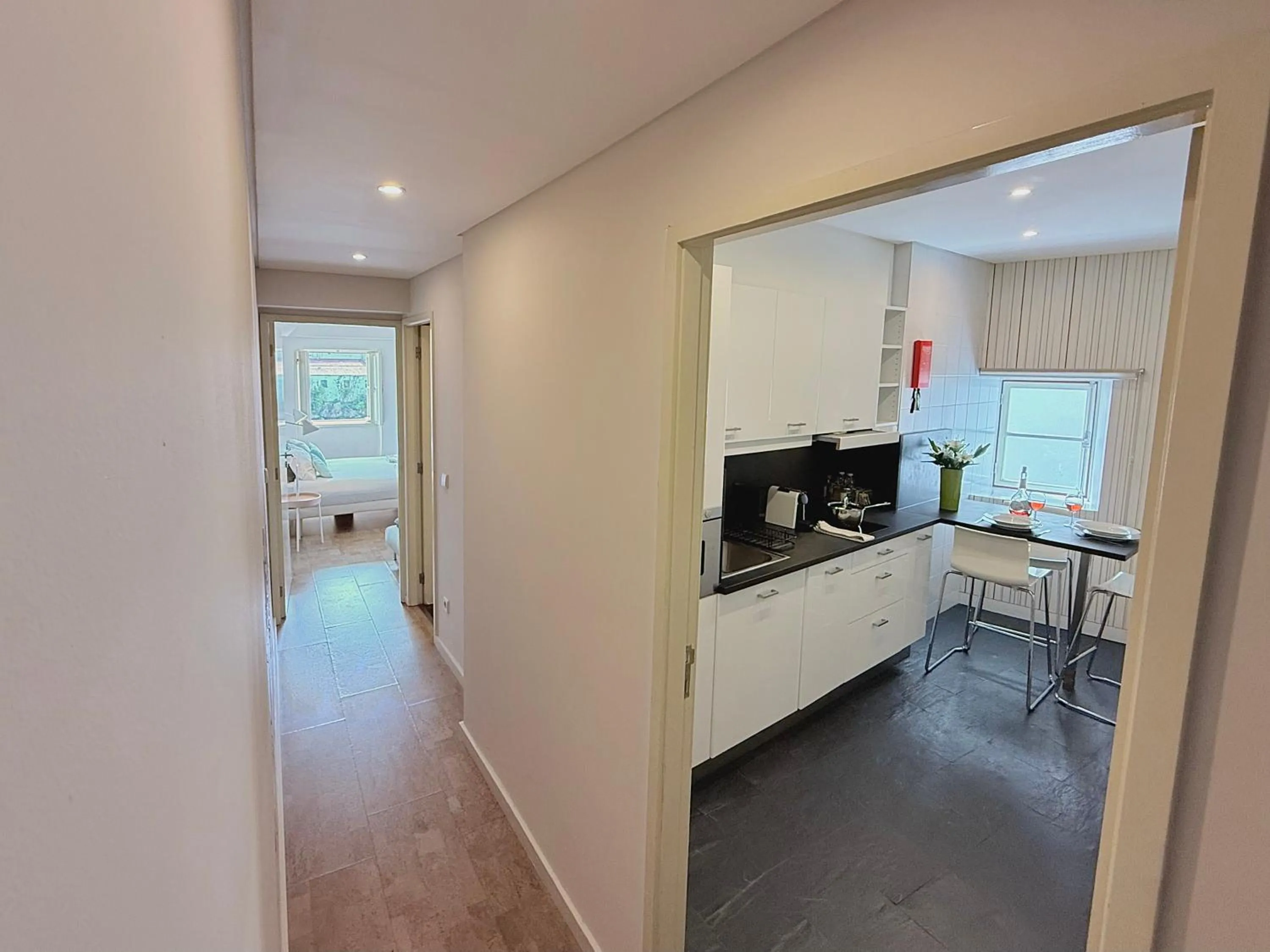 Kitchen or kitchenette in Ribeira Cinema Apartments
