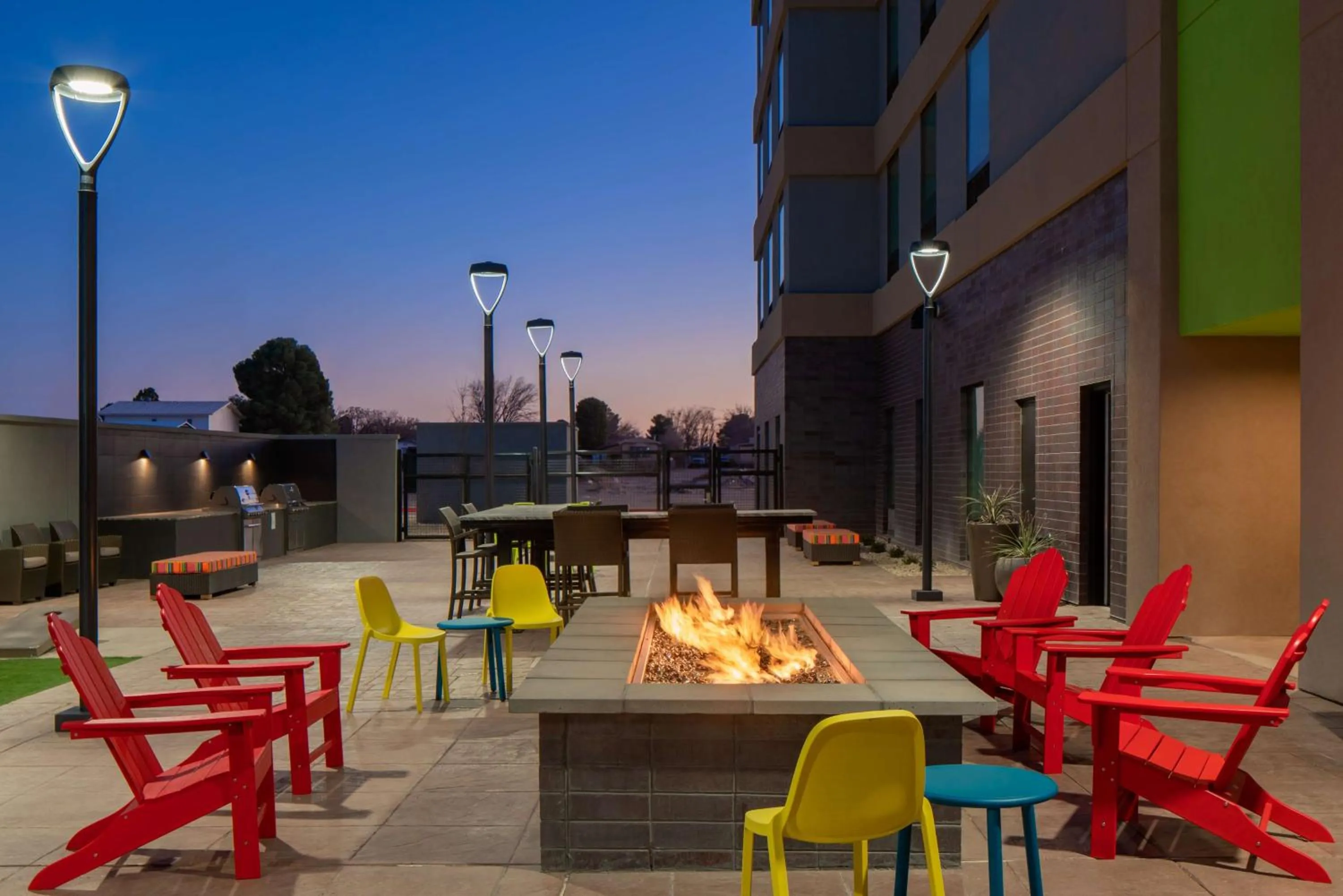 Patio in Home2 Suites By Hilton Carlsbad New Mexico