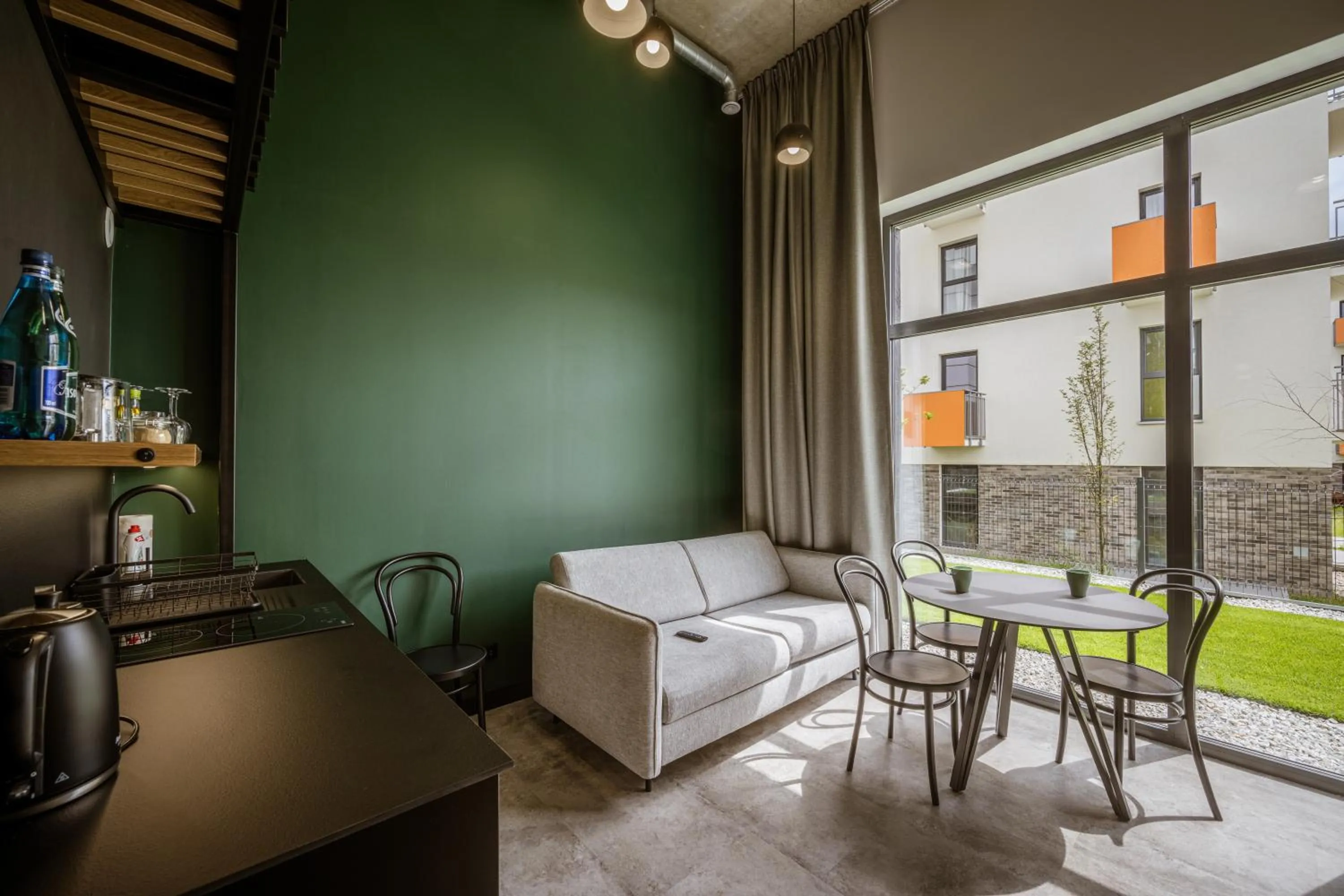 Living room in TOP Garden Aparthotel