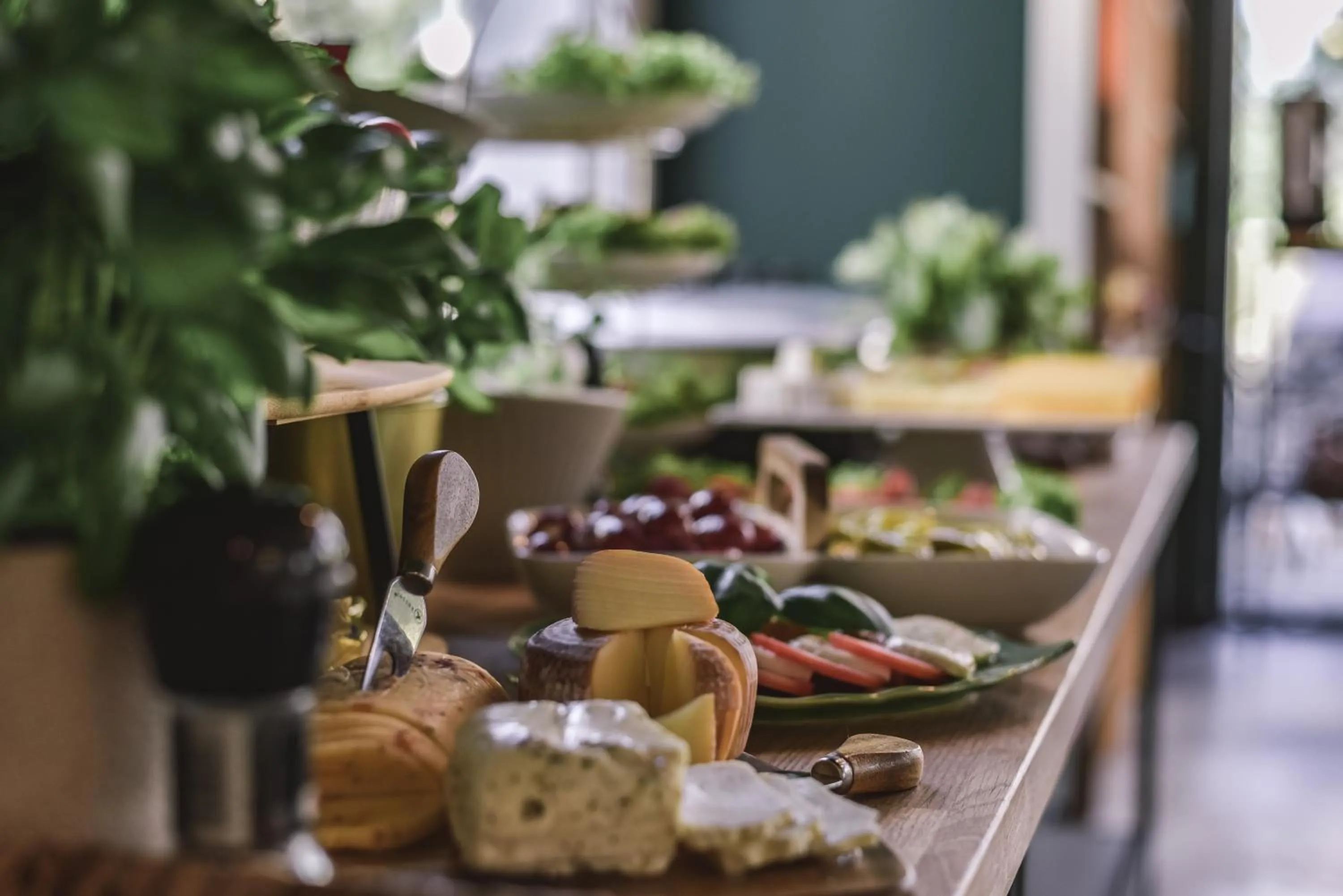 Buffet breakfast in TOP Garden Aparthotel