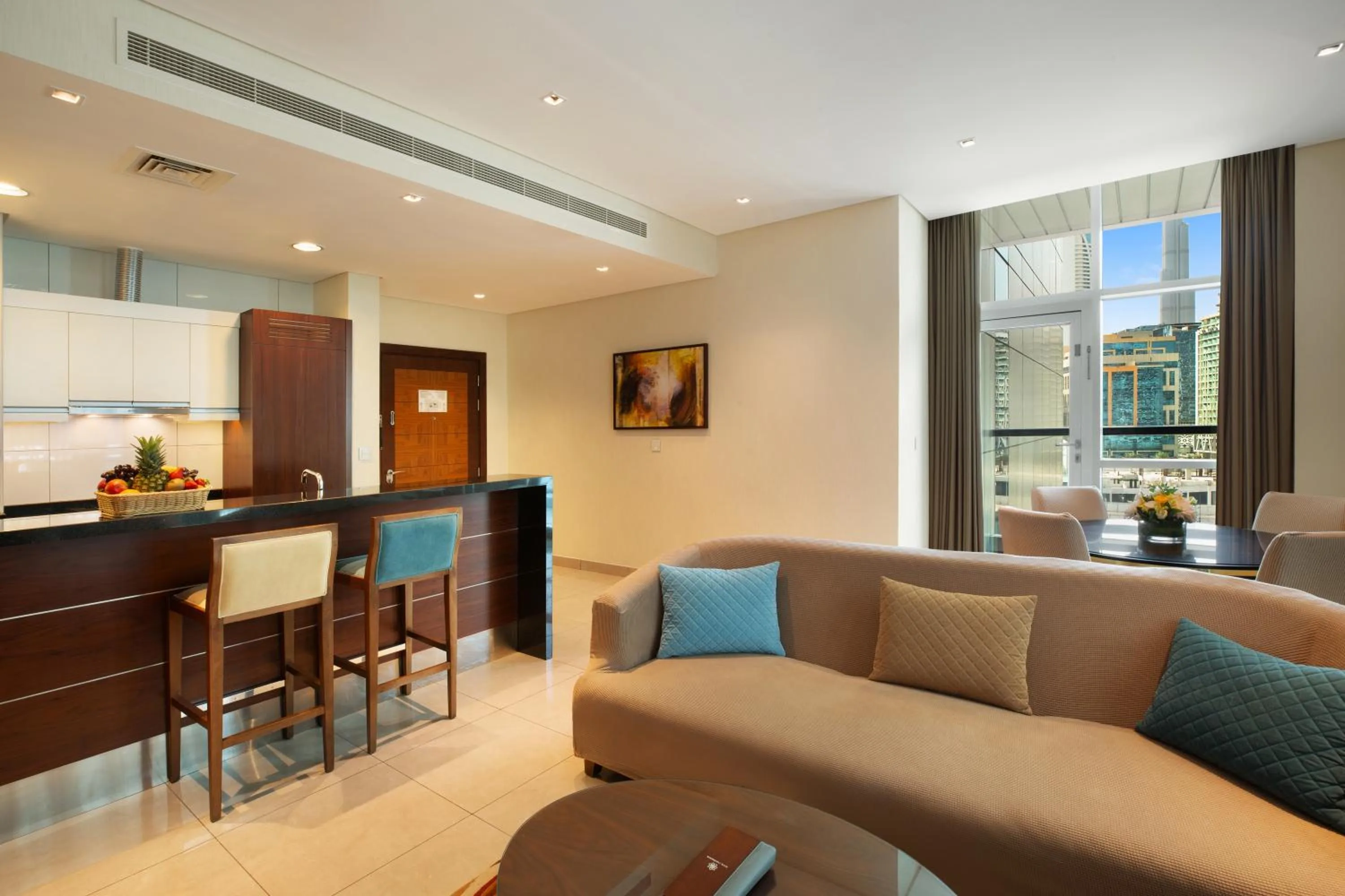 Living room in Royal Continental Suites Business Bay - Deluxe Apartments