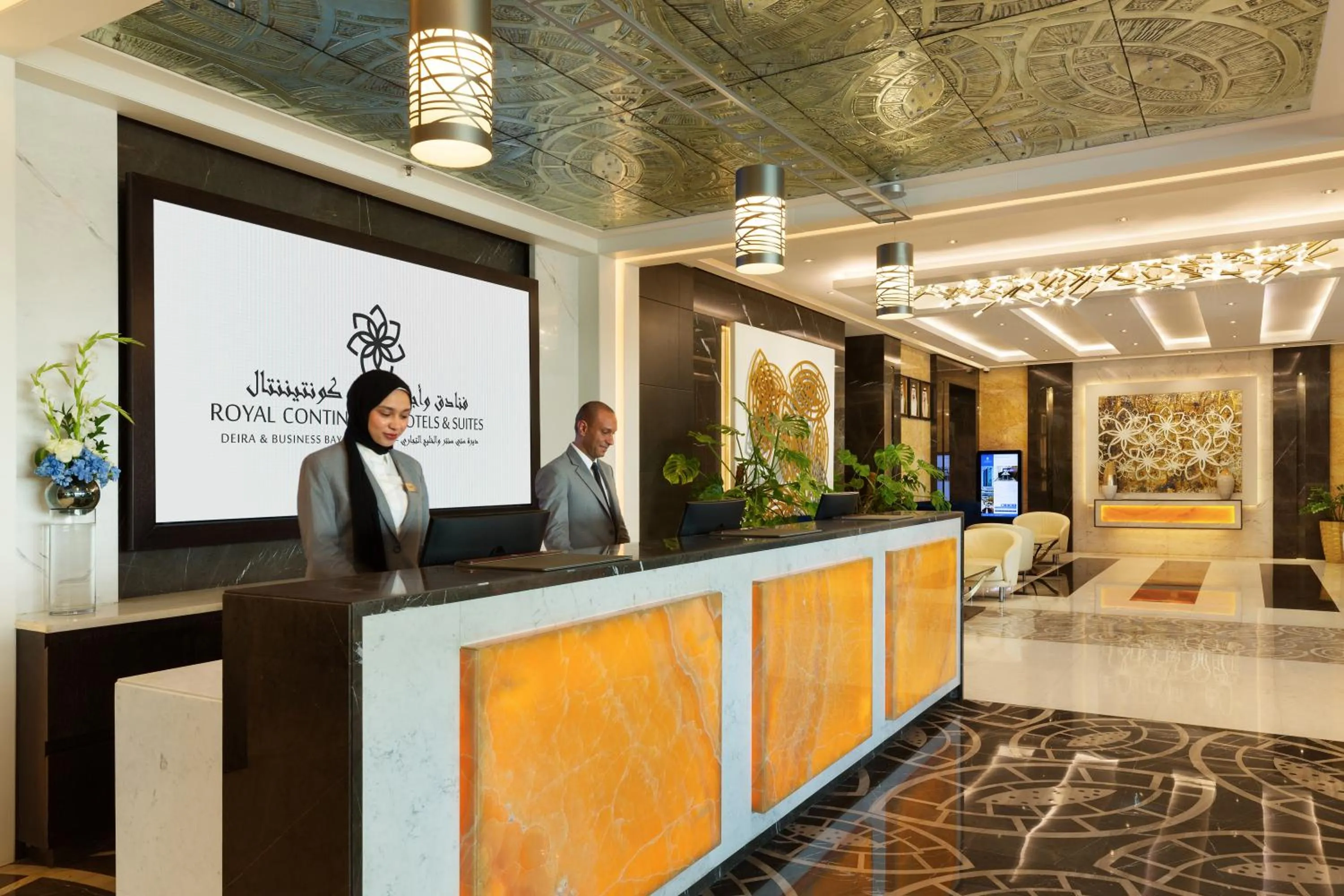Lobby or reception in Royal Continental Suites Business Bay - Deluxe Apartments