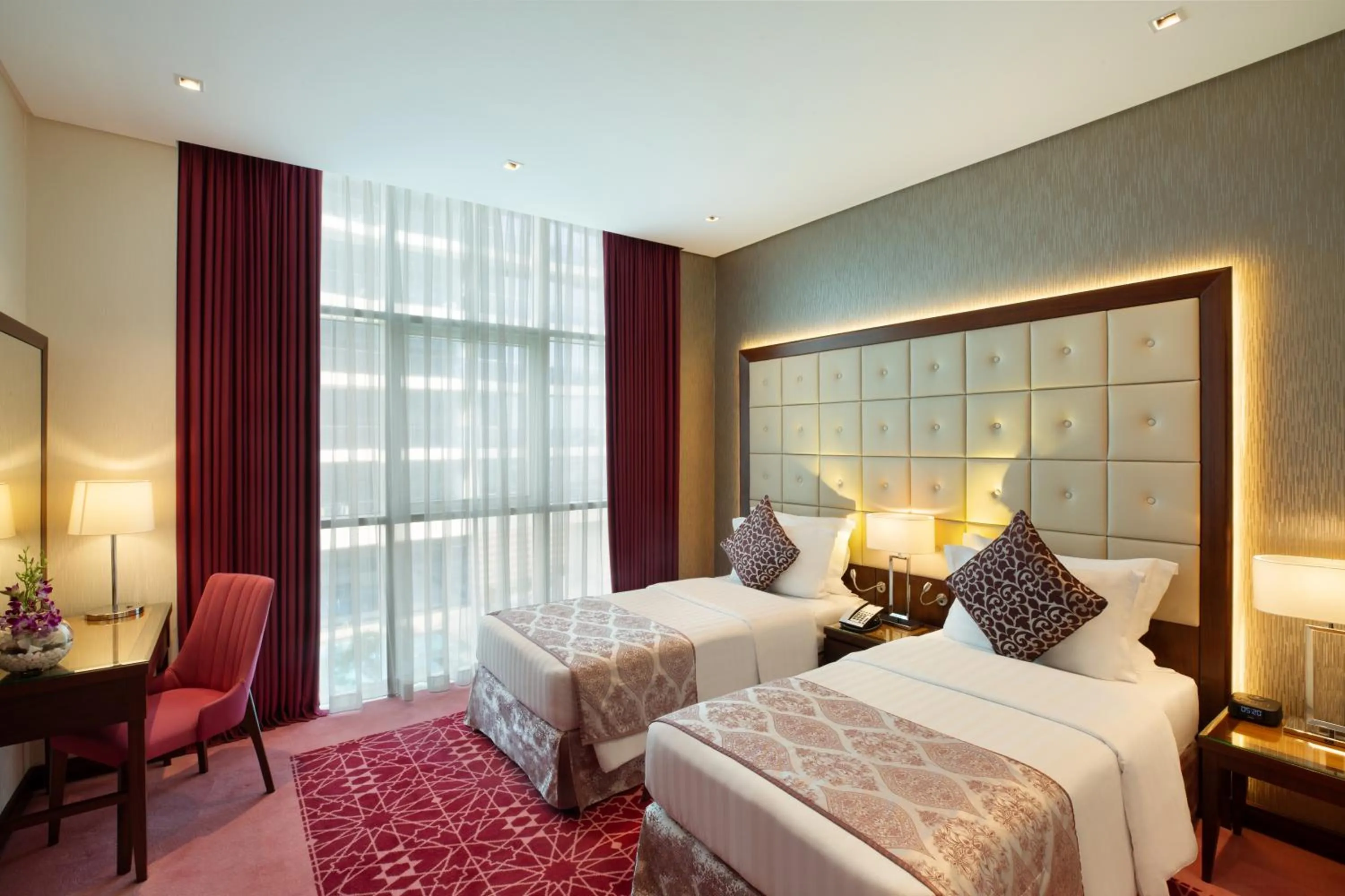 Bedroom, Bed in Royal Continental Suites Business Bay - Deluxe Apartments