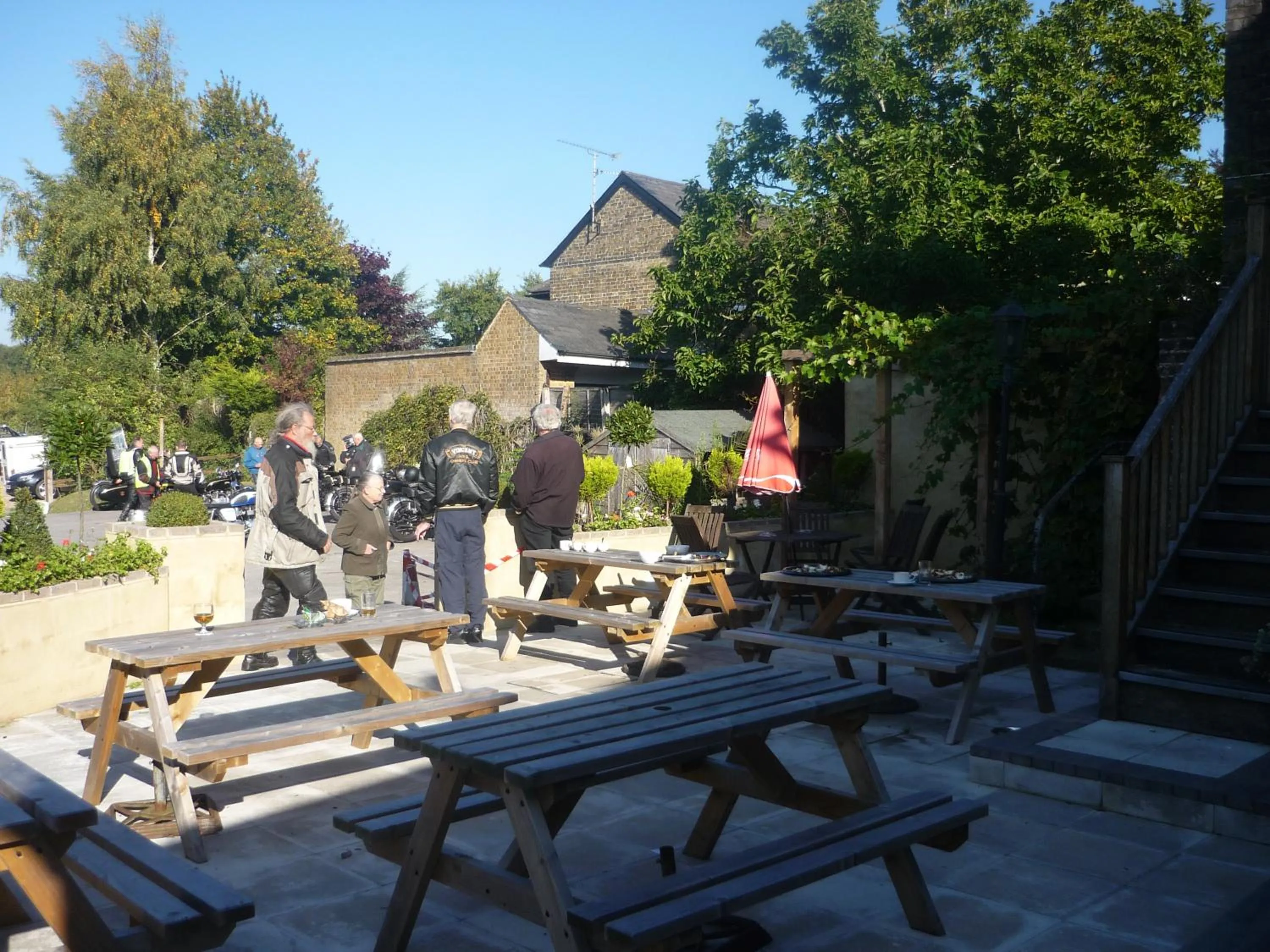 Patio in The Darnley Arms