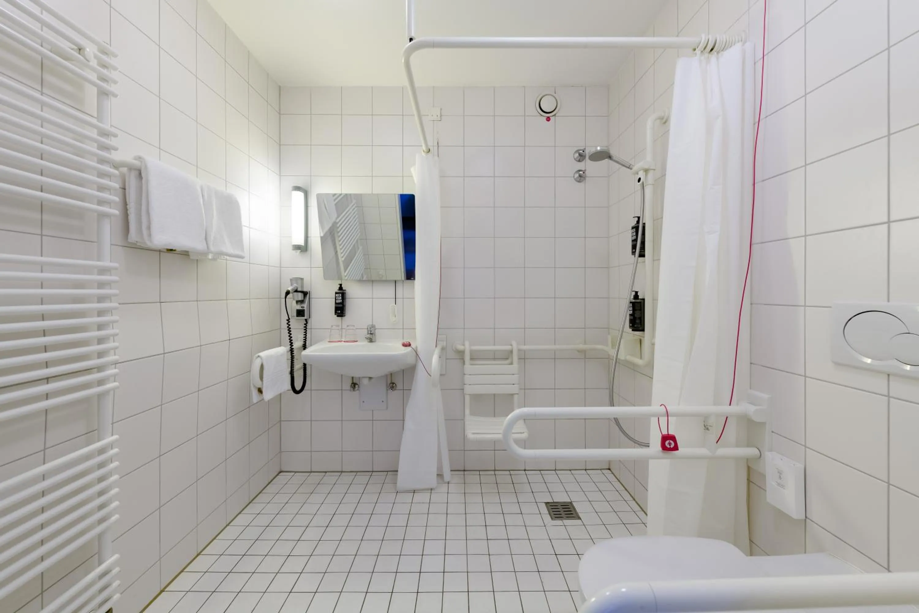 Bathroom in ibis Hotel Hamburg St. Pauli Messe