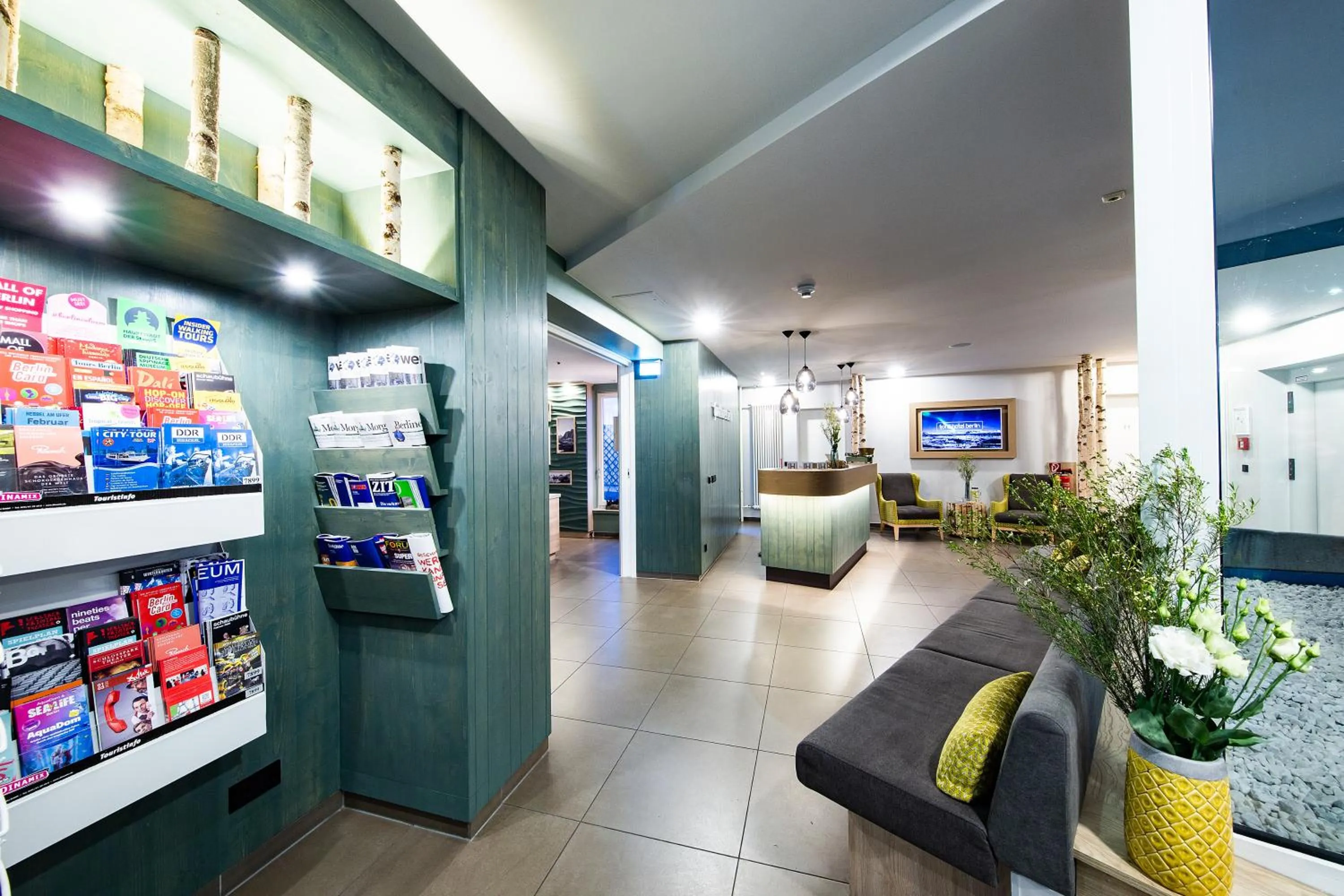 Lobby or reception in fjord hotel berlin