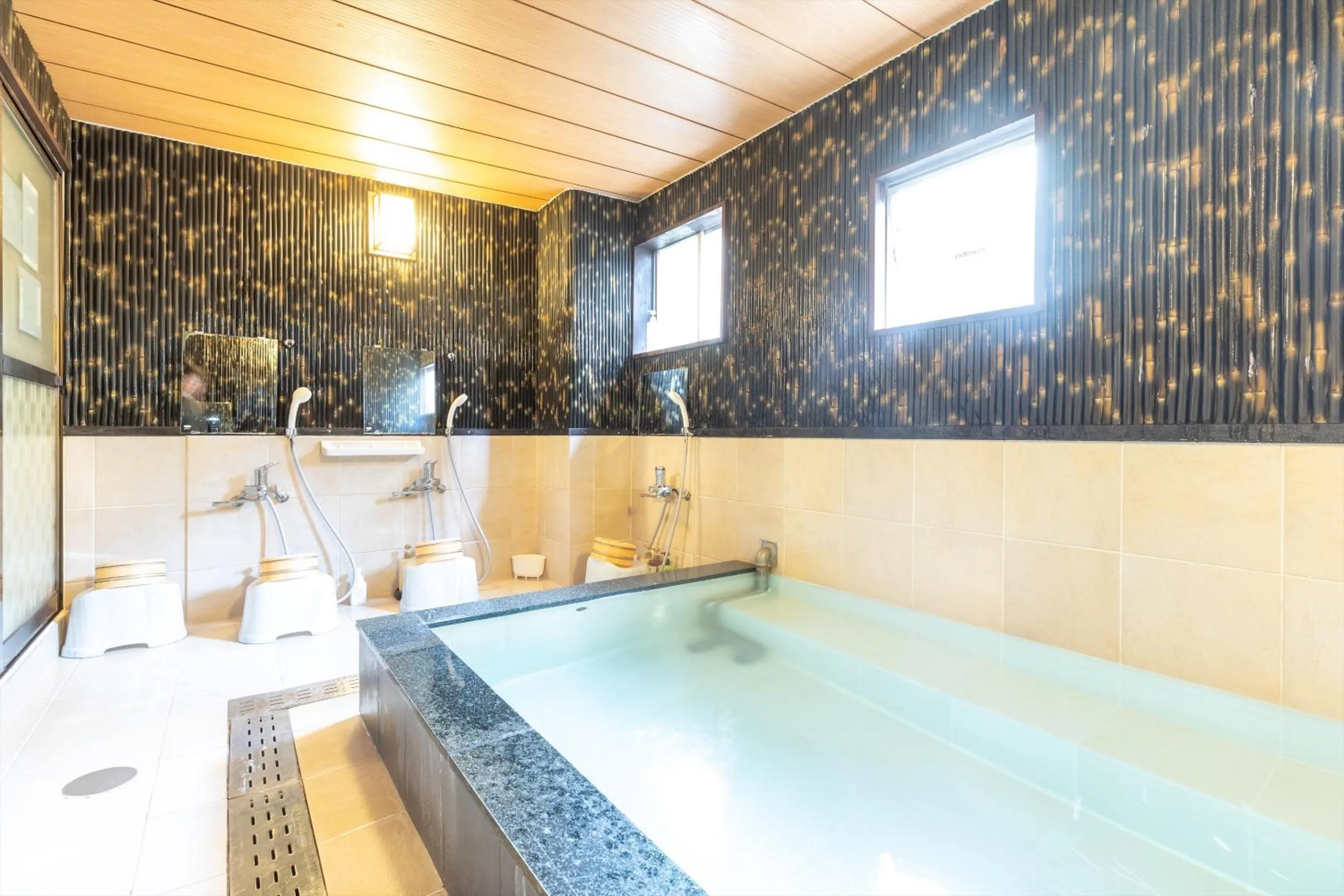 Public Bath in Business Ryokan Akashiya Annex