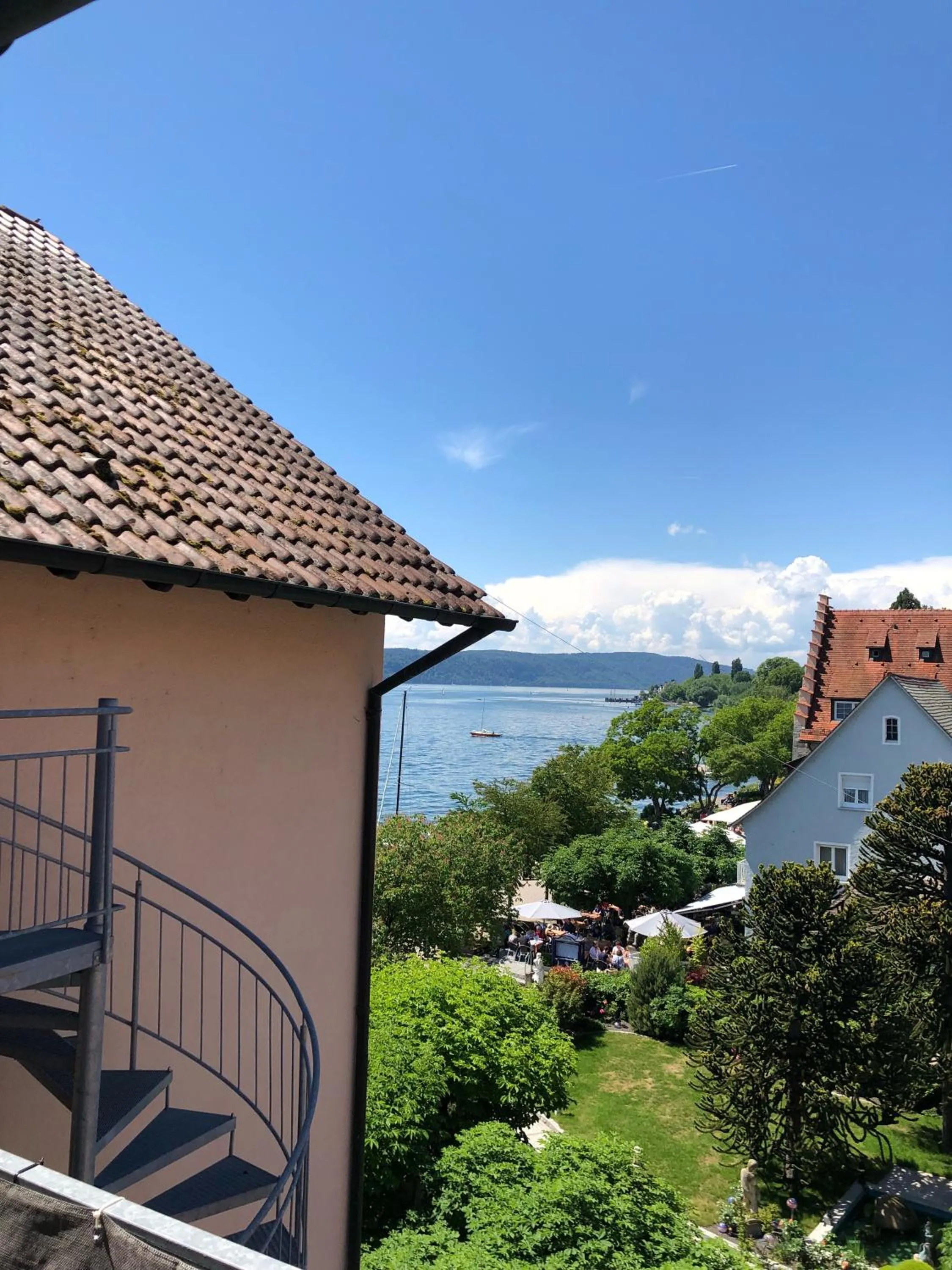 Double Room with Balcony and Garden View in Hotel Seegarten