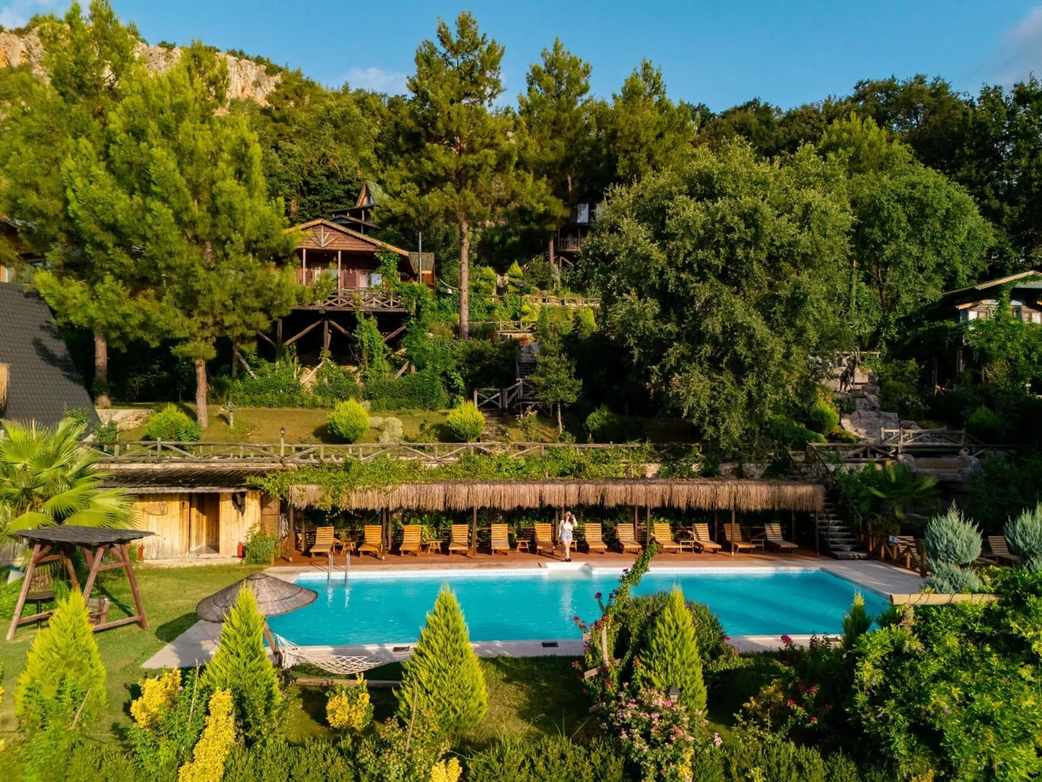 Garden in Botanik Göl Evleri