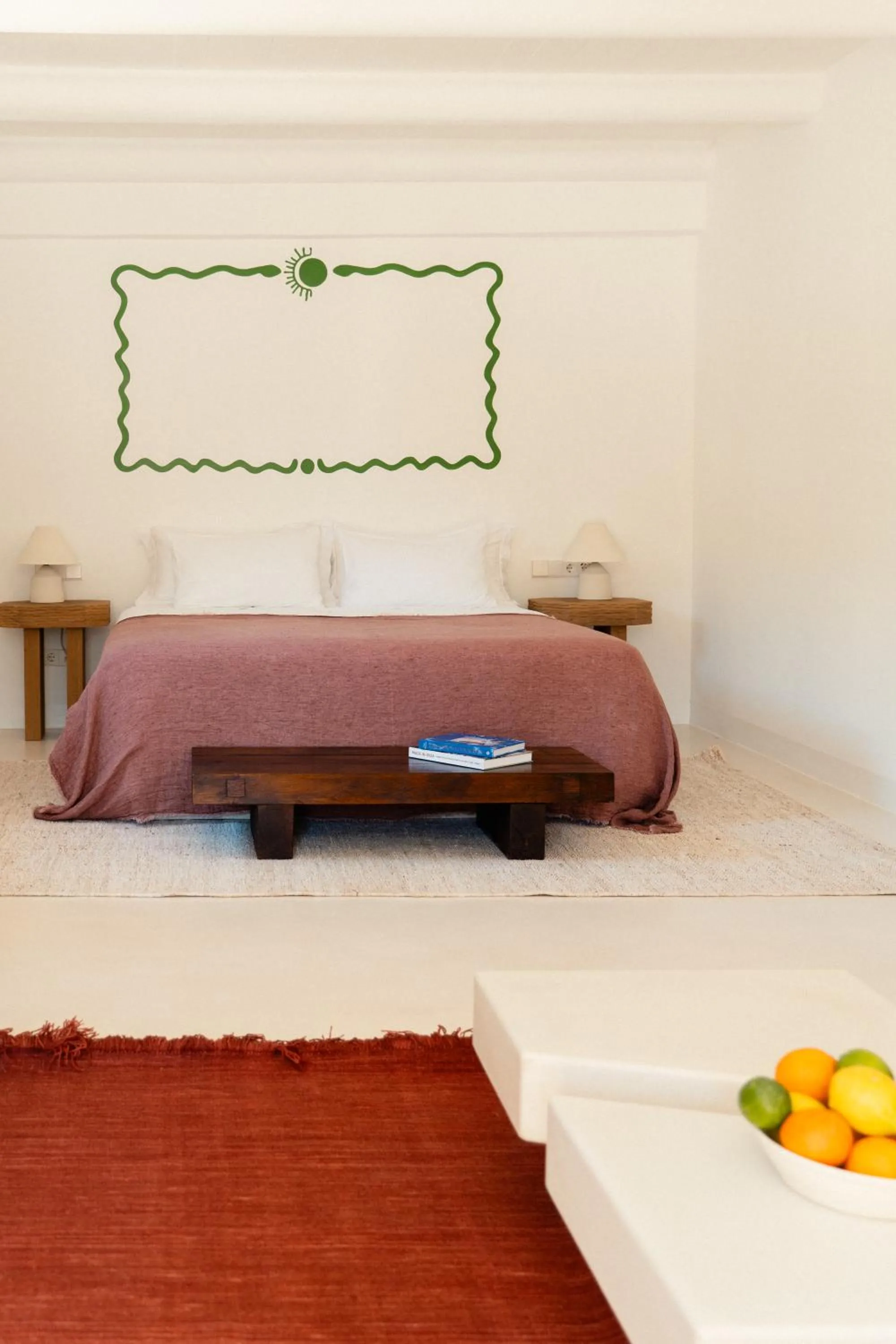 Bed in Petunia Ibiza, a Beaumier hotel