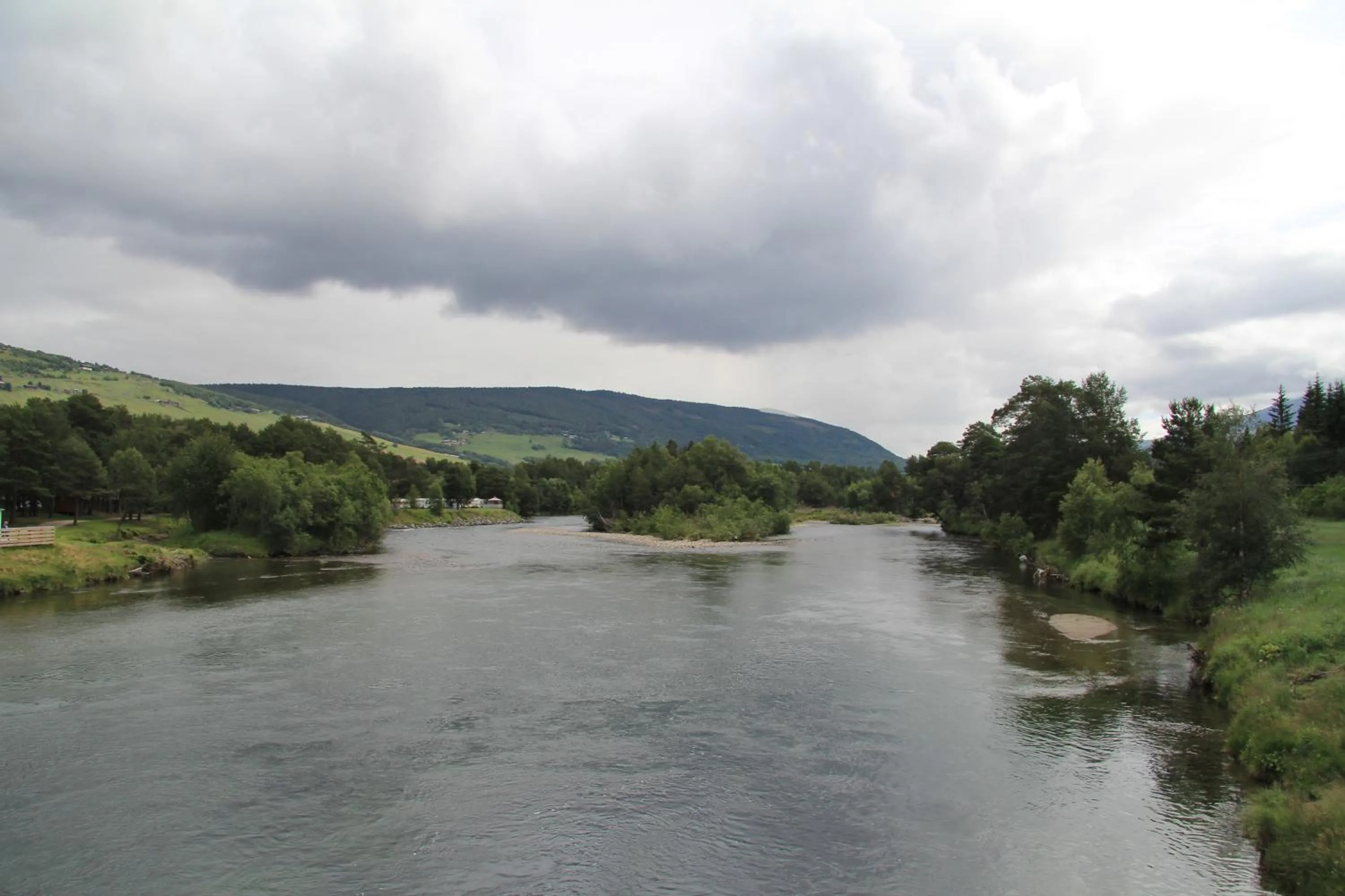 Natural landscape in Toftemo Turiststasjon