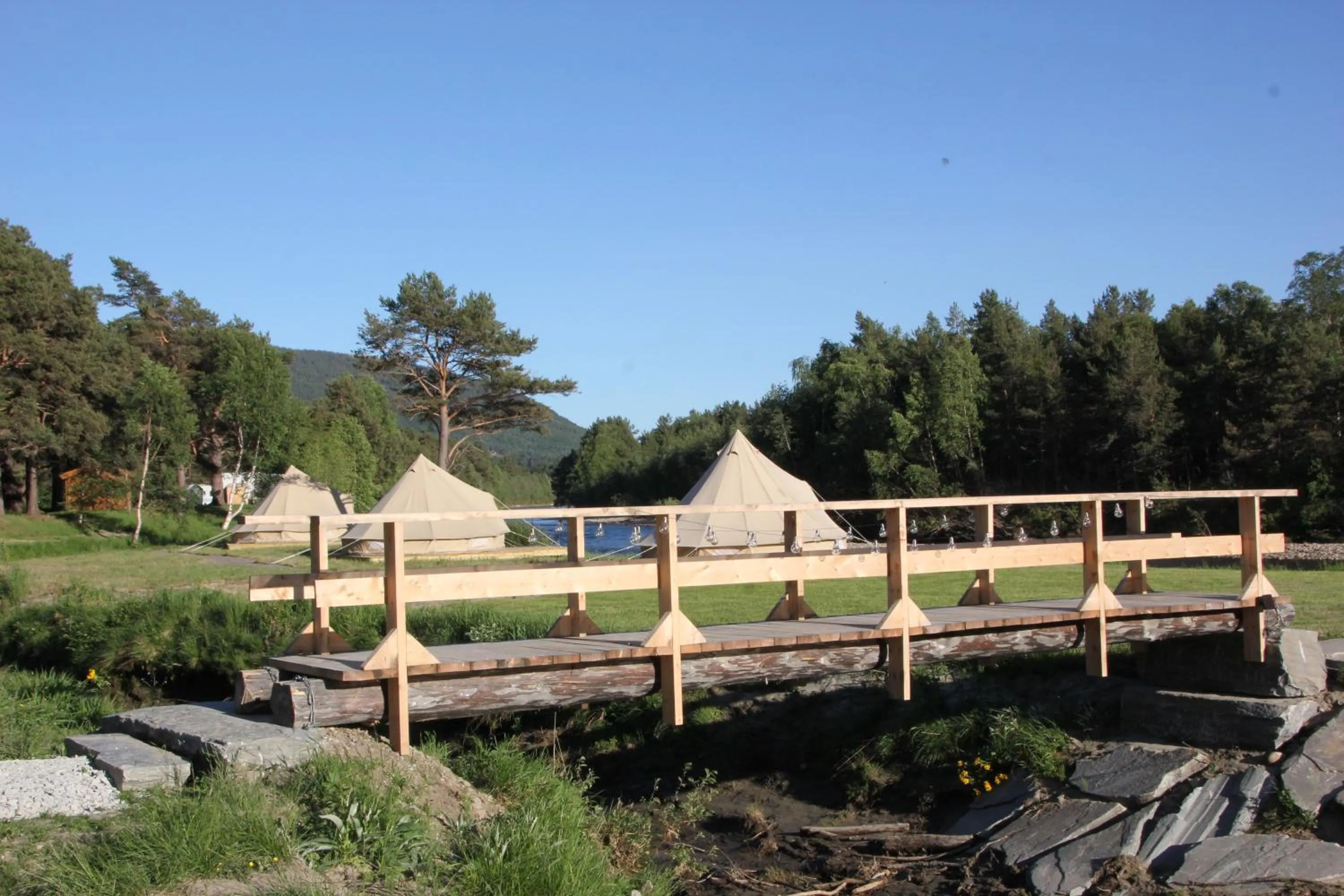 Patio in Toftemo Turiststasjon