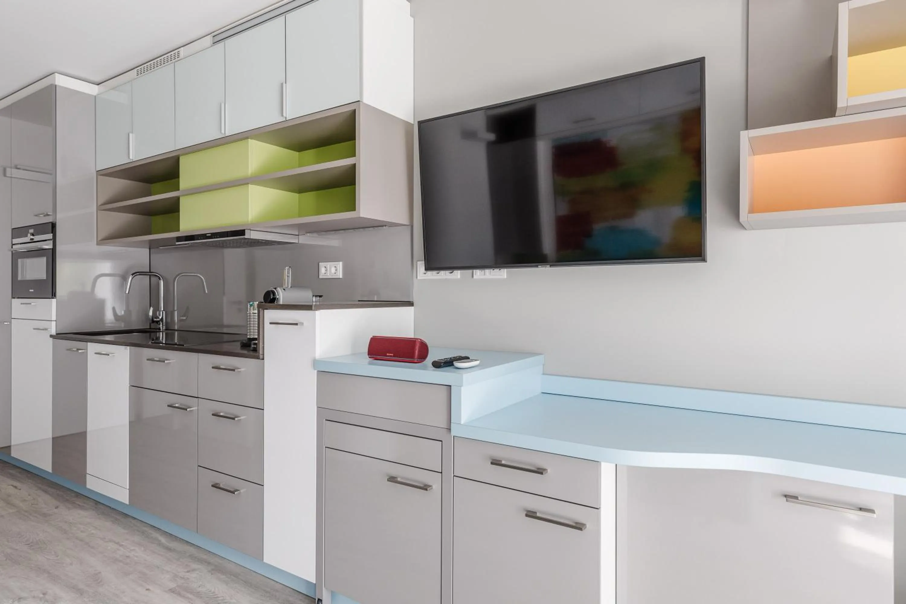 Kitchen or kitchenette in The Brucklyn Apartments