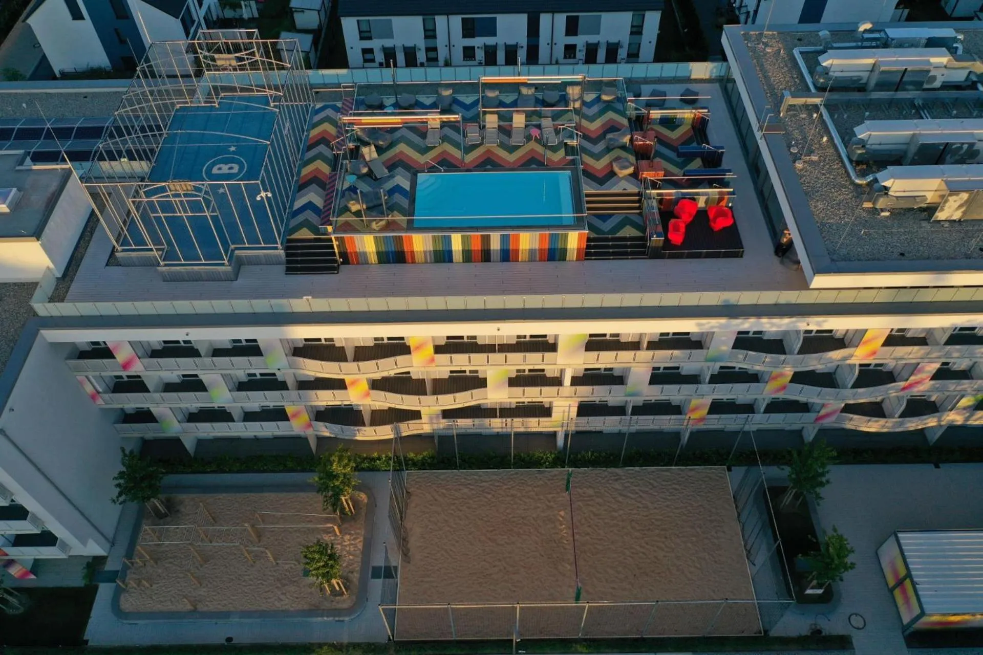 Bird's eye view in The Brucklyn Apartments
