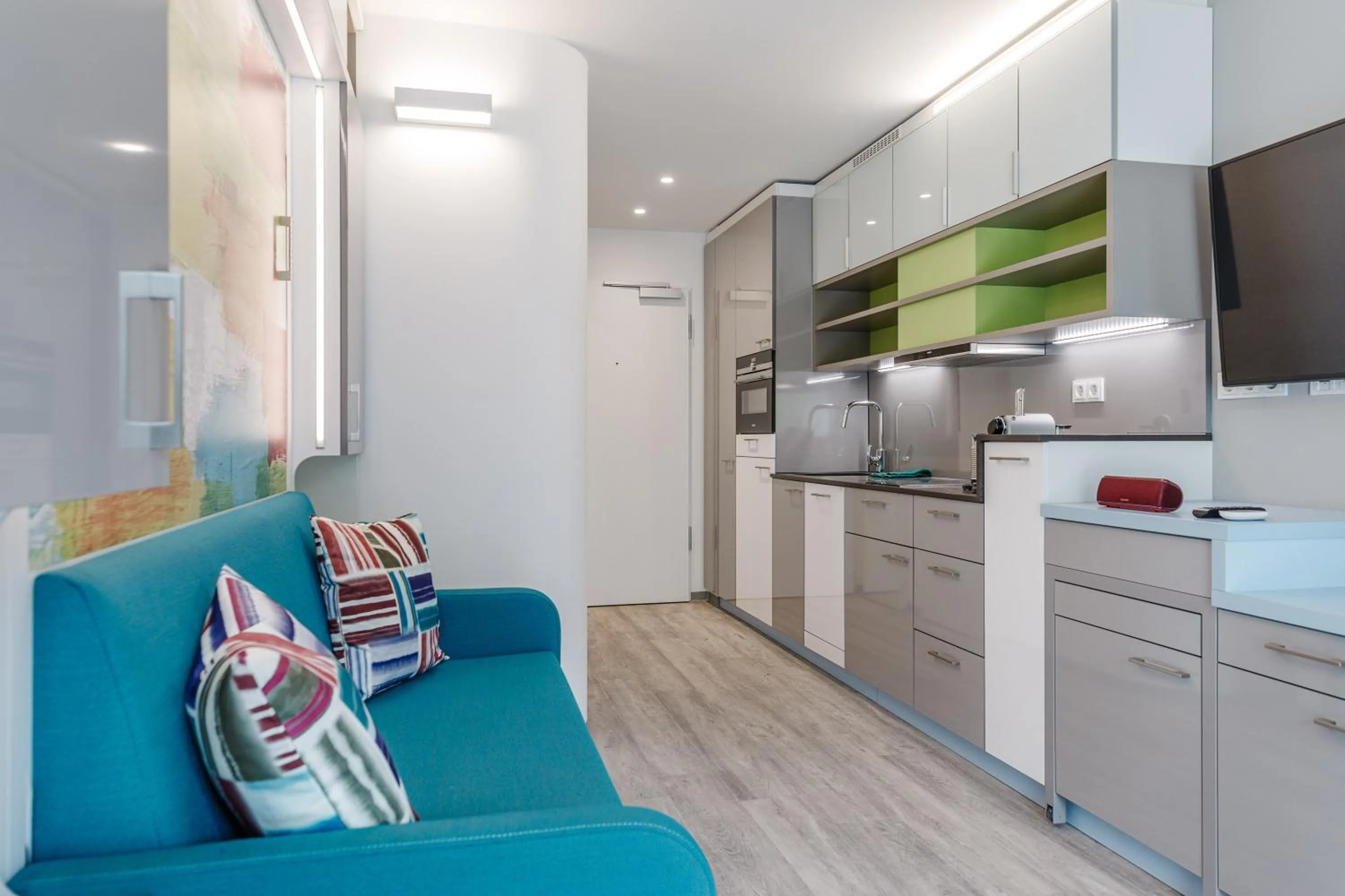 Kitchen or kitchenette in The Brucklyn Apartments