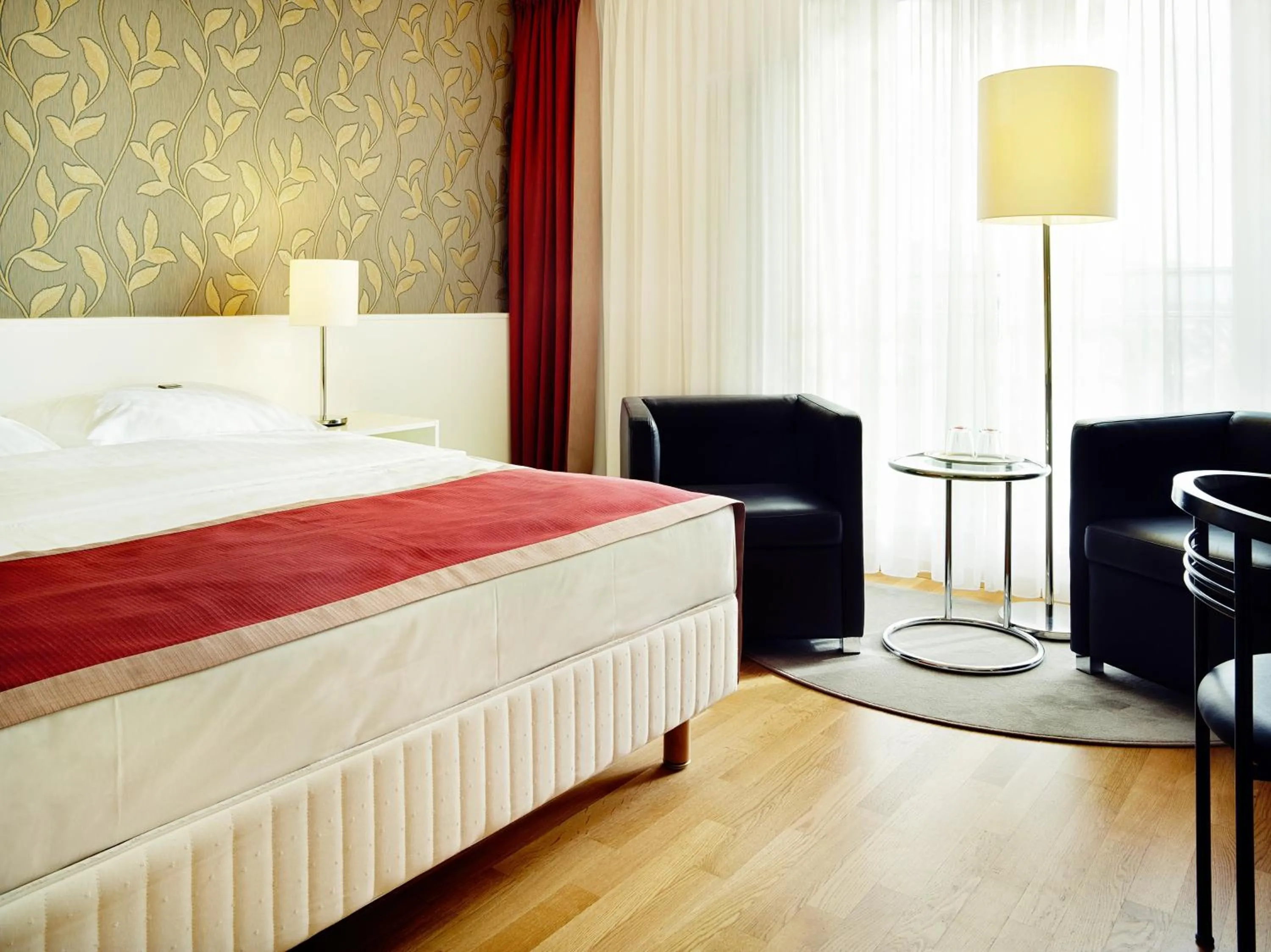 Decorative detail, Bed in Hotel Stadt Freiburg