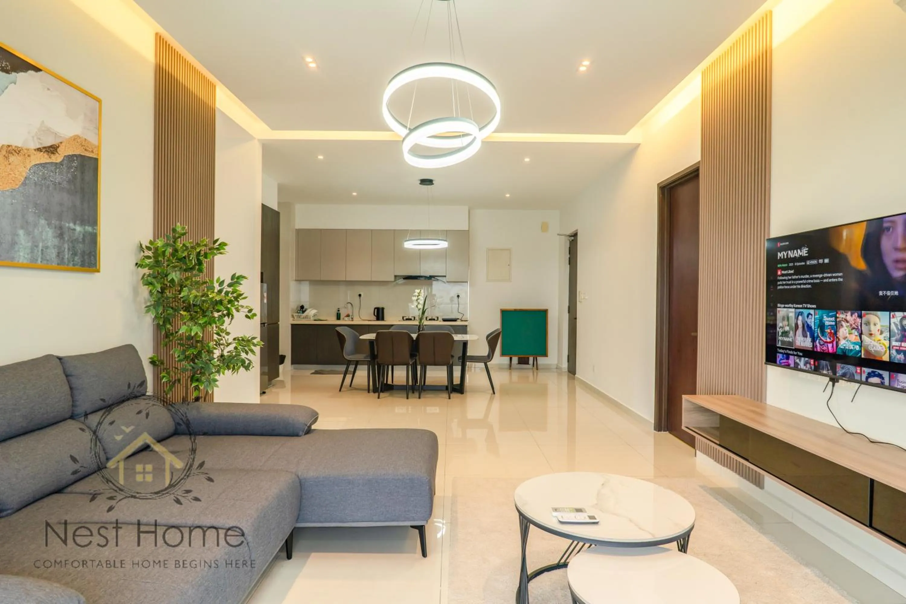 Living room in Country Garden Seaview Suite by Nest Home at Danga Bay