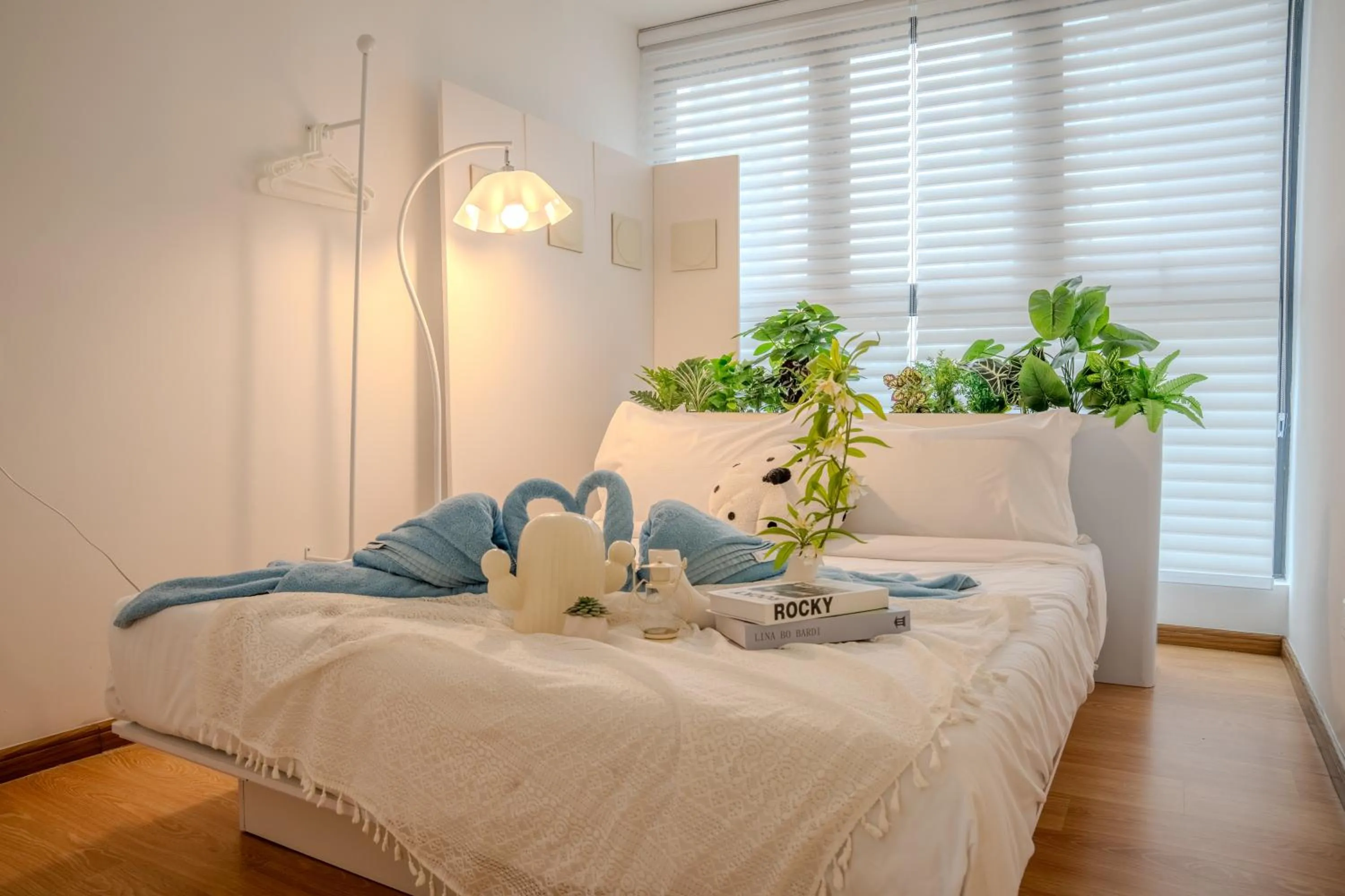 Bed in Country Garden Seaview Suite by Nest Home at Danga Bay