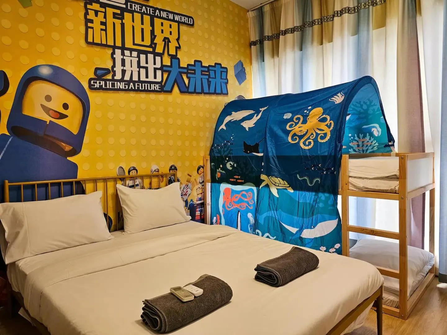 Bedroom, Bed in Country Garden Seaview Suite by Nest Home at Danga Bay