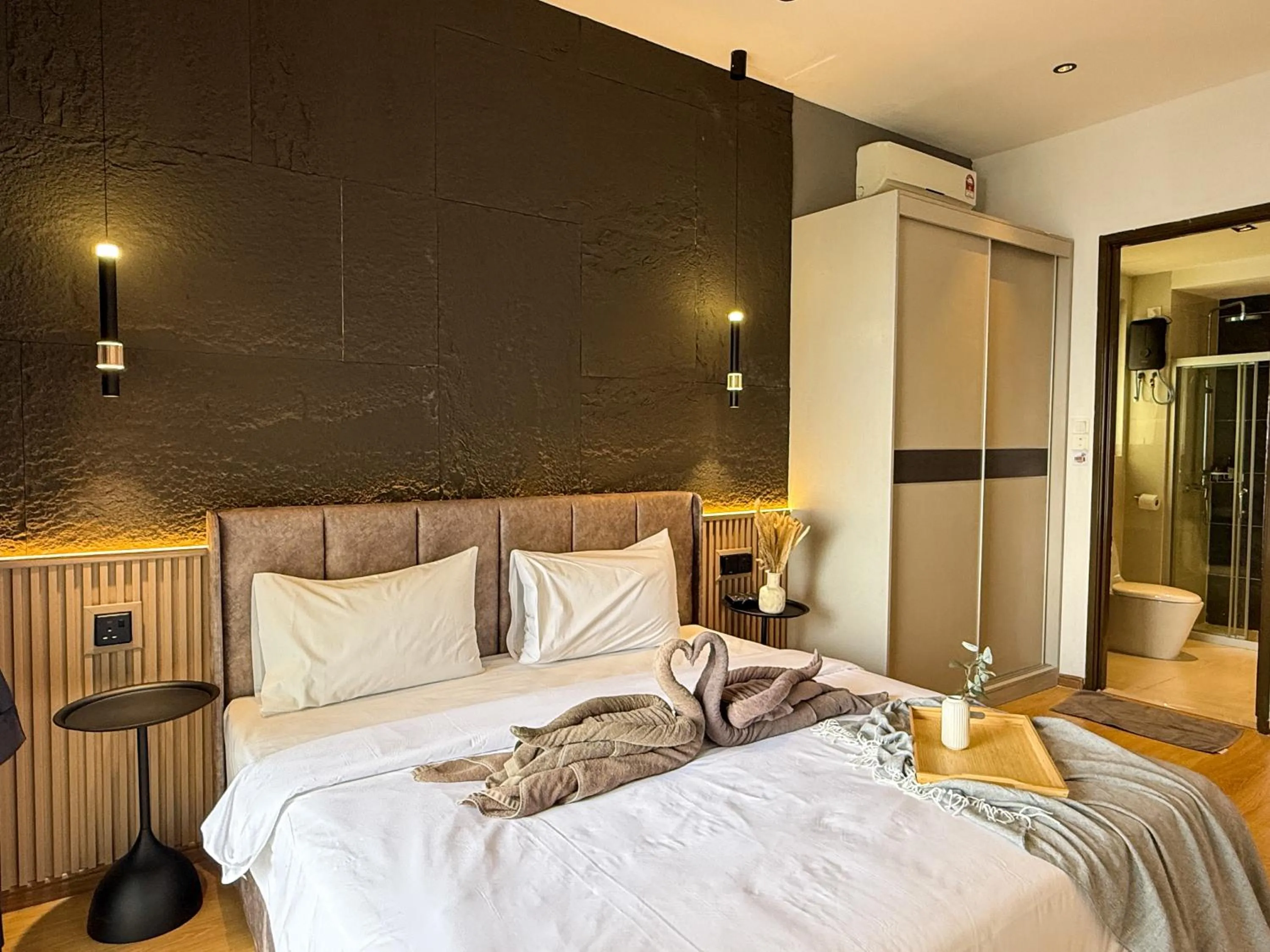 Bed in Country Garden Seaview Suite by Nest Home at Danga Bay