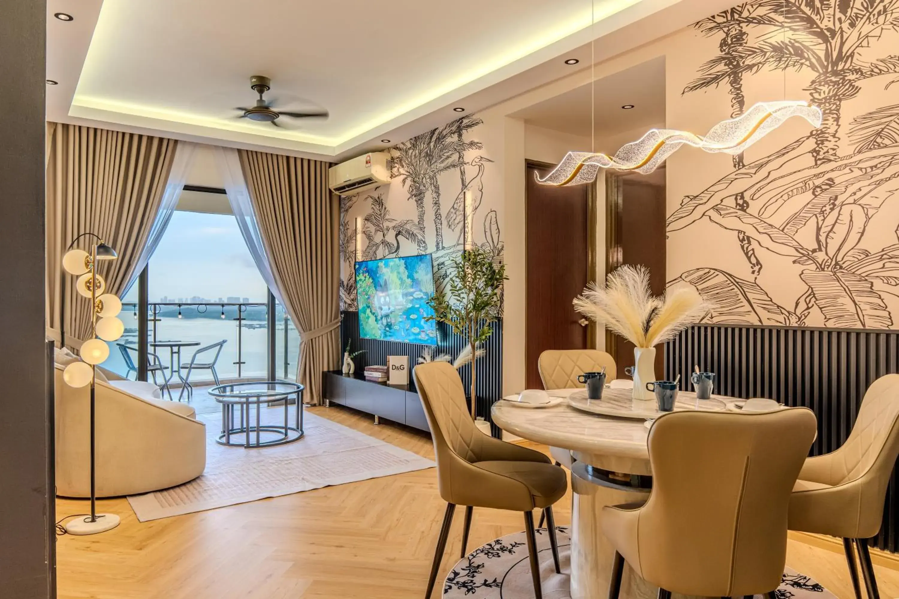 Two-Bedroom Apartment with Sea View in Country Garden Seaview Suite by Nest Home at Danga Bay Two-Bedroom Apartment with Sea View in Country Garden Seaview Suite by Nest Home at Danga Bay