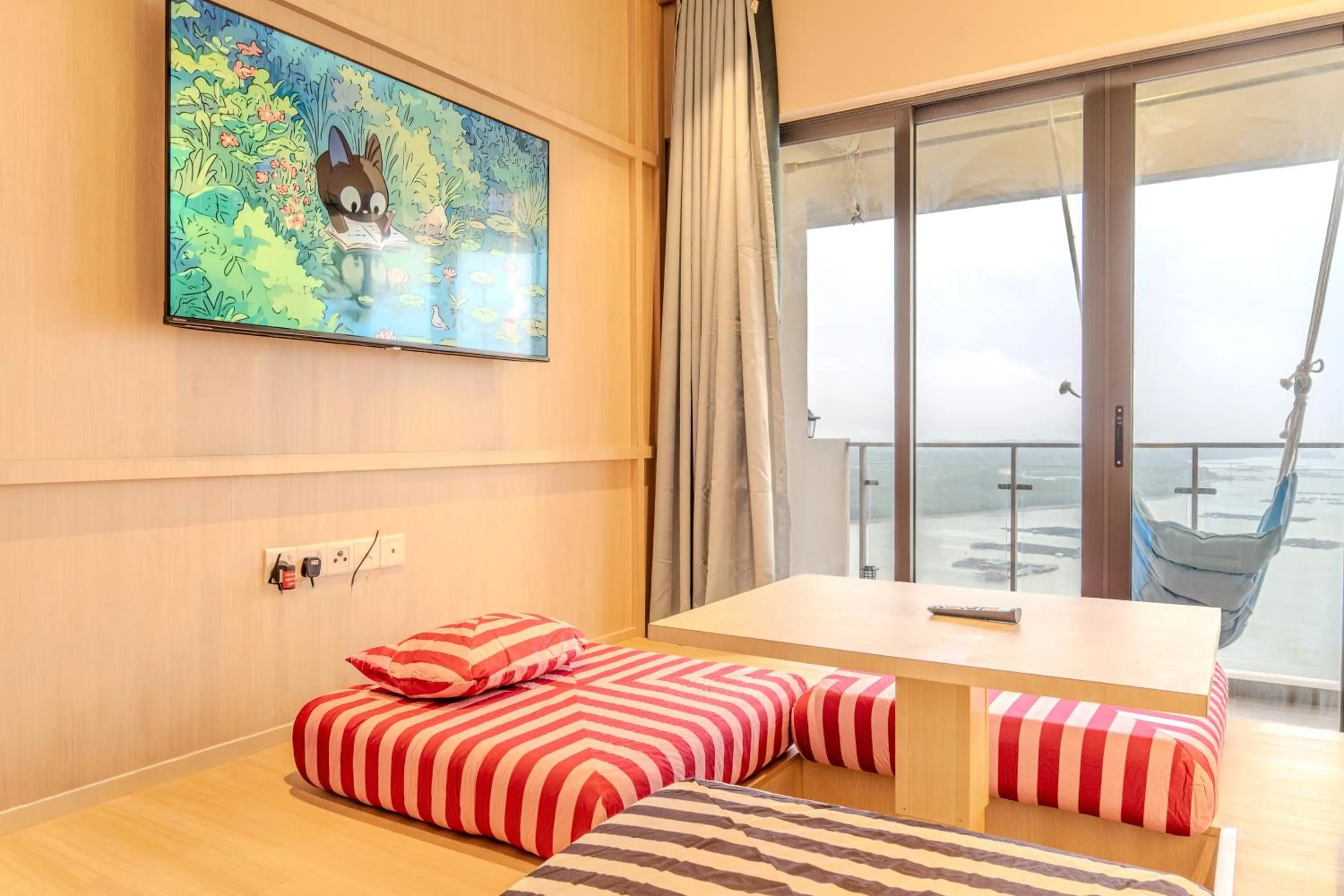 Bed in Country Garden Seaview Suite by Nest Home at Danga Bay