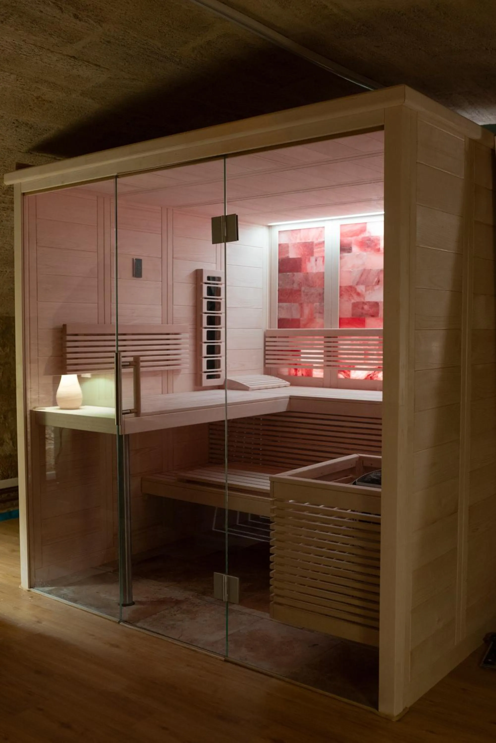 Sauna in Pavillon des Millésimes, Piscine & SPA