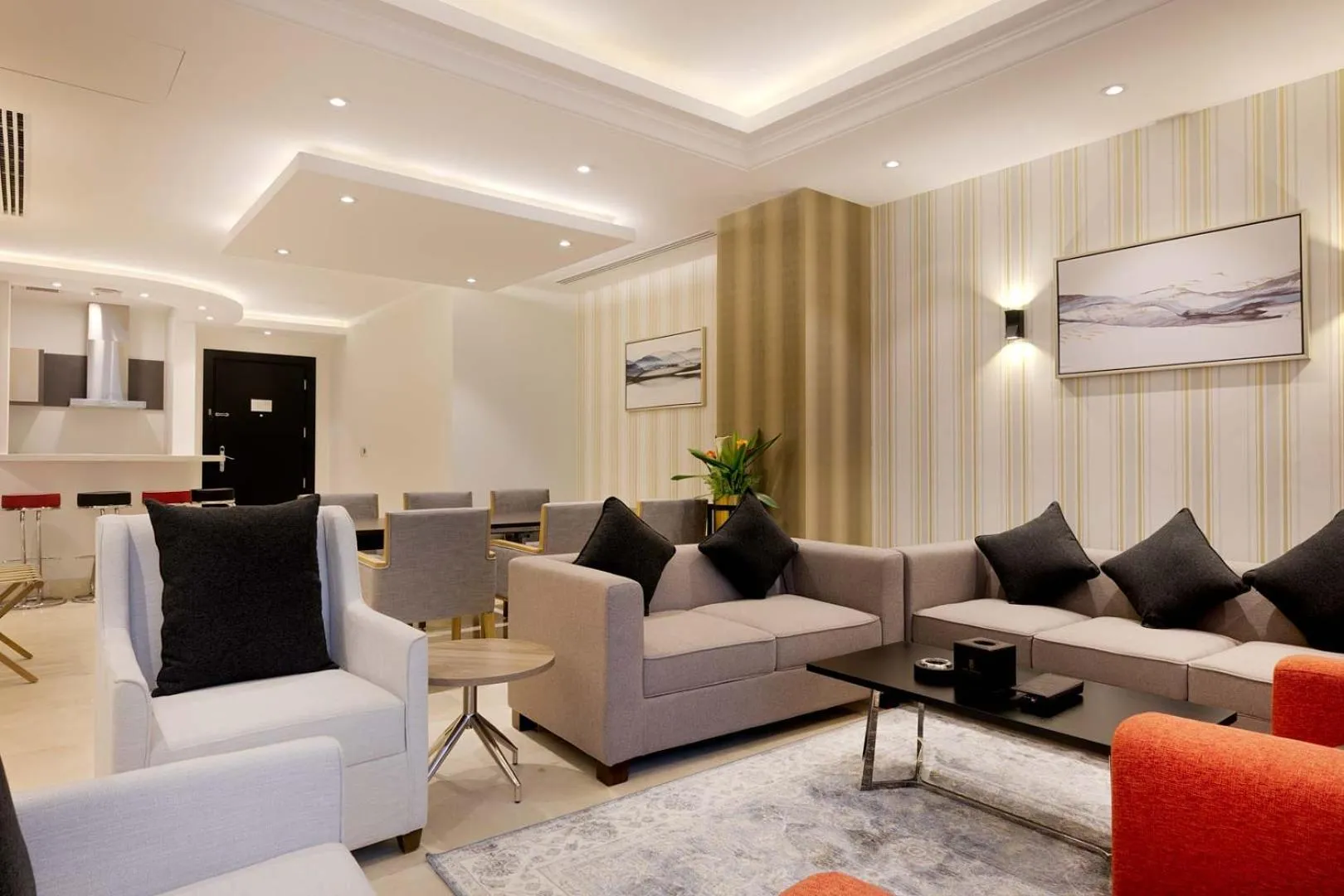 Living room in The Proud Hotel Al Khobar