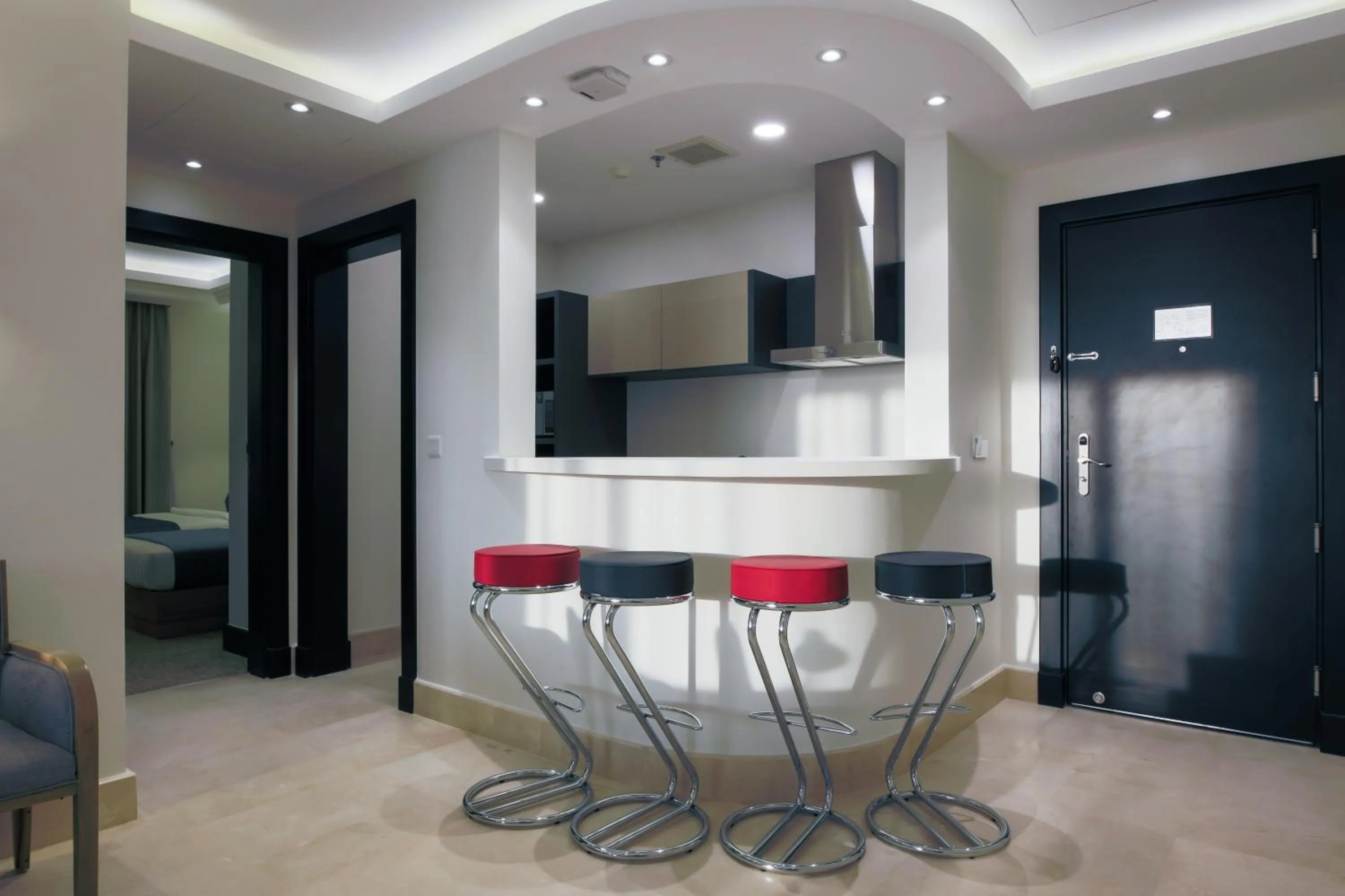 Kitchen or kitchenette in The Proud Hotel Al Khobar