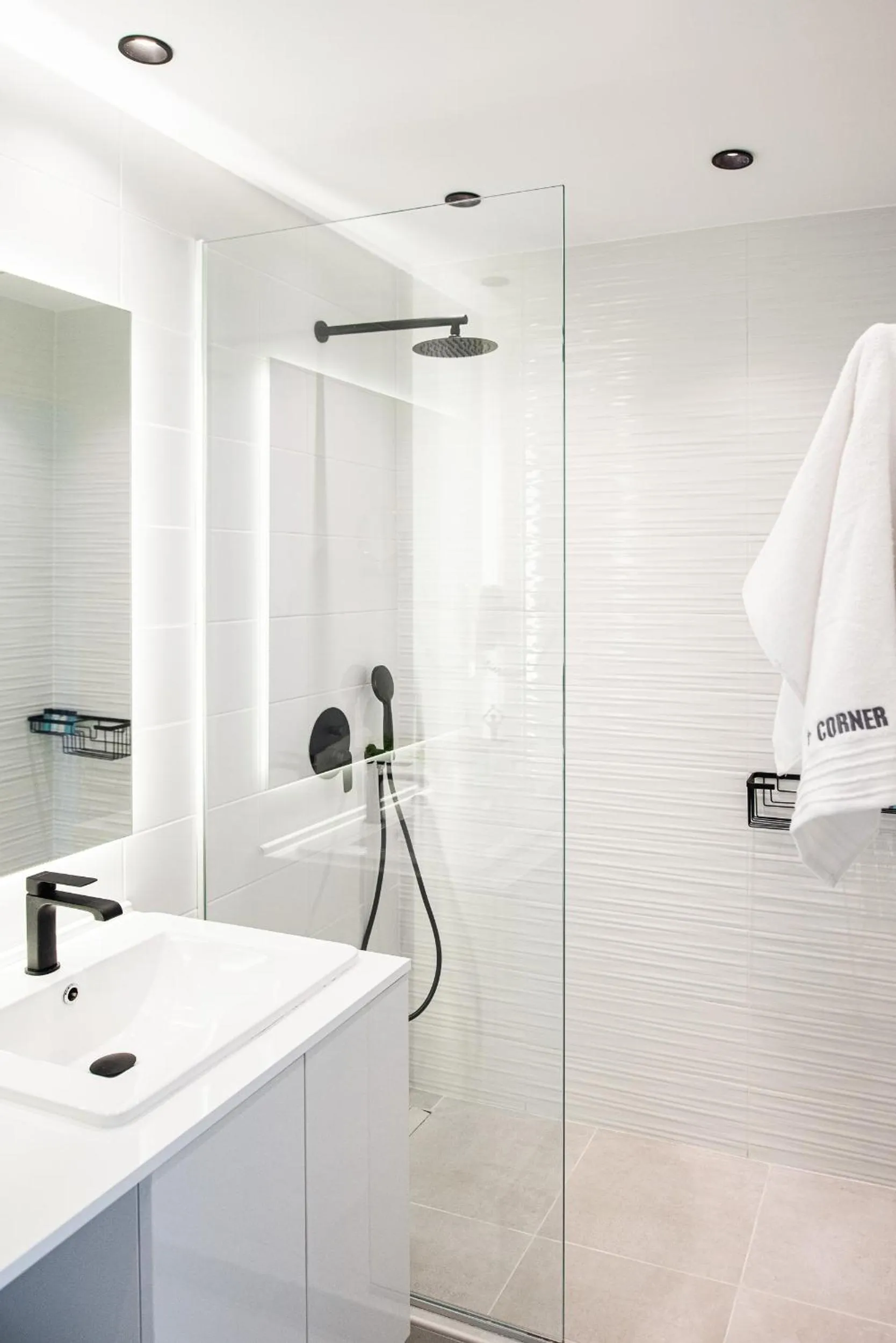 Bathroom in Cozy Corner Luxury Apartments