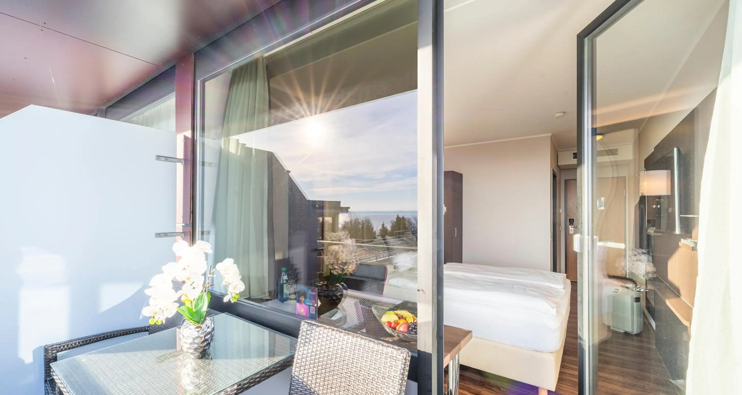 Balcony/Terrace in PLAZA Hotel Föhr am Bodensee