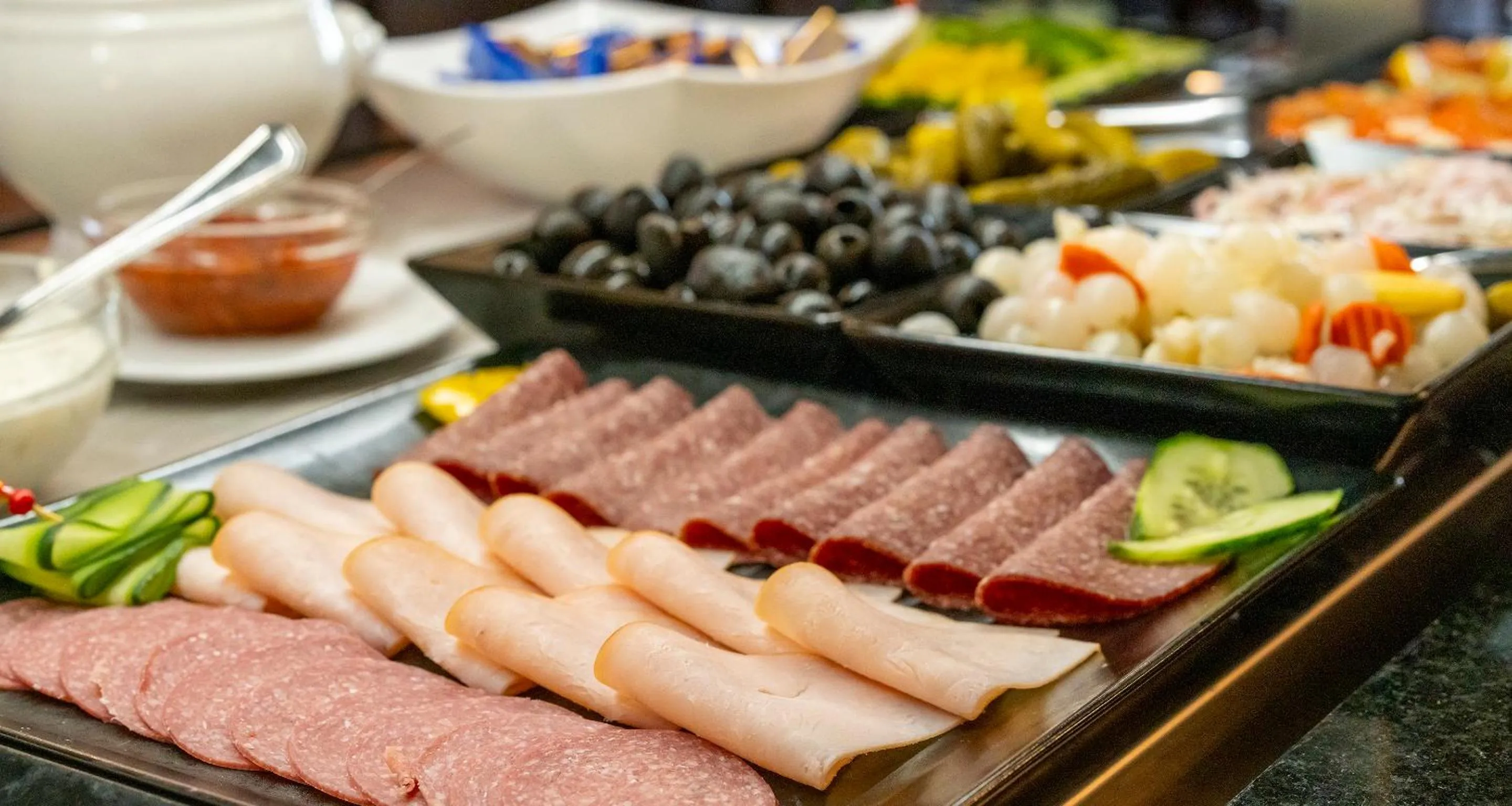 Buffet breakfast in PLAZA Hotel Föhr am Bodensee