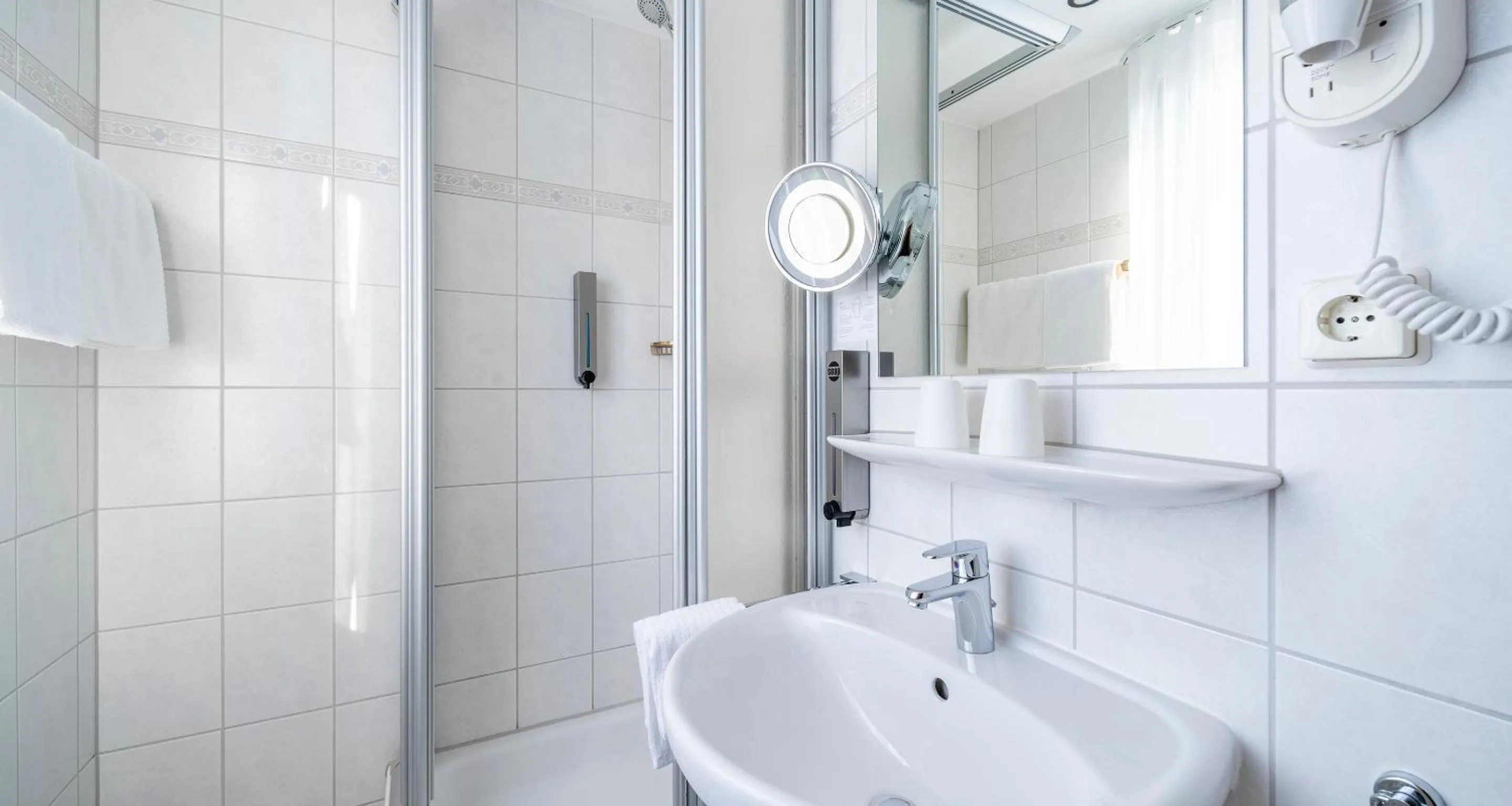 Bathroom in PLAZA Hotel Buchhorner Hof