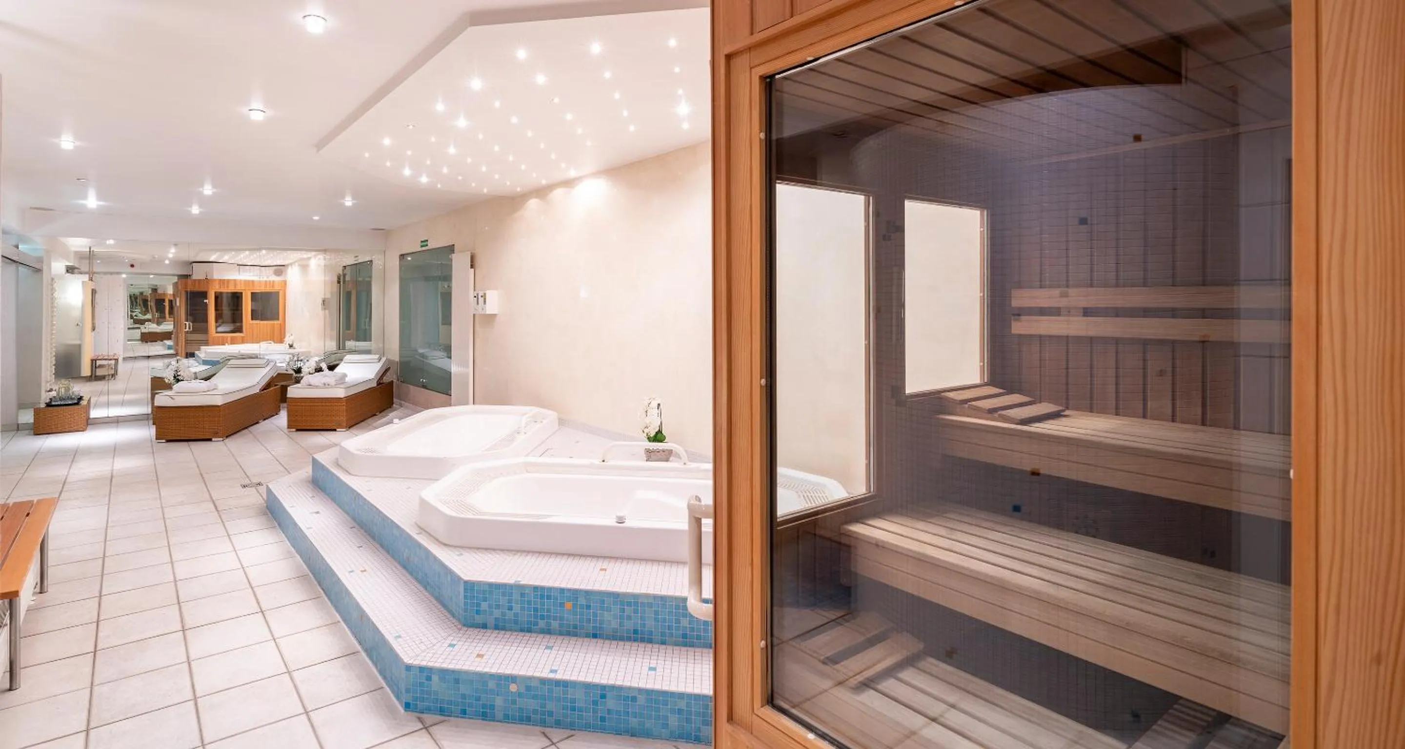 Sauna, Bed in PLAZA Hotel Buchhorner Hof