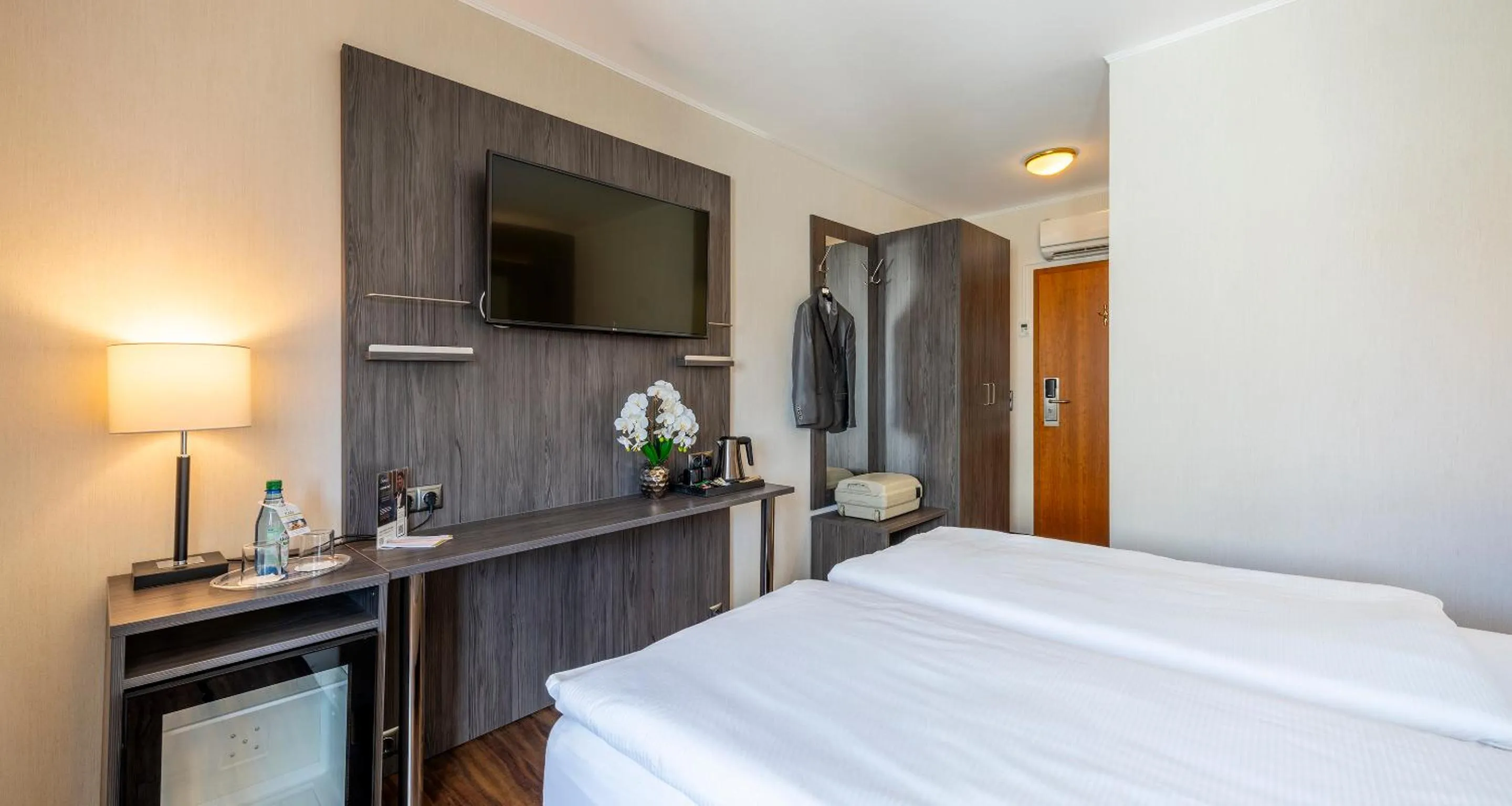 Bed in PLAZA Hotel Buchhorner Hof