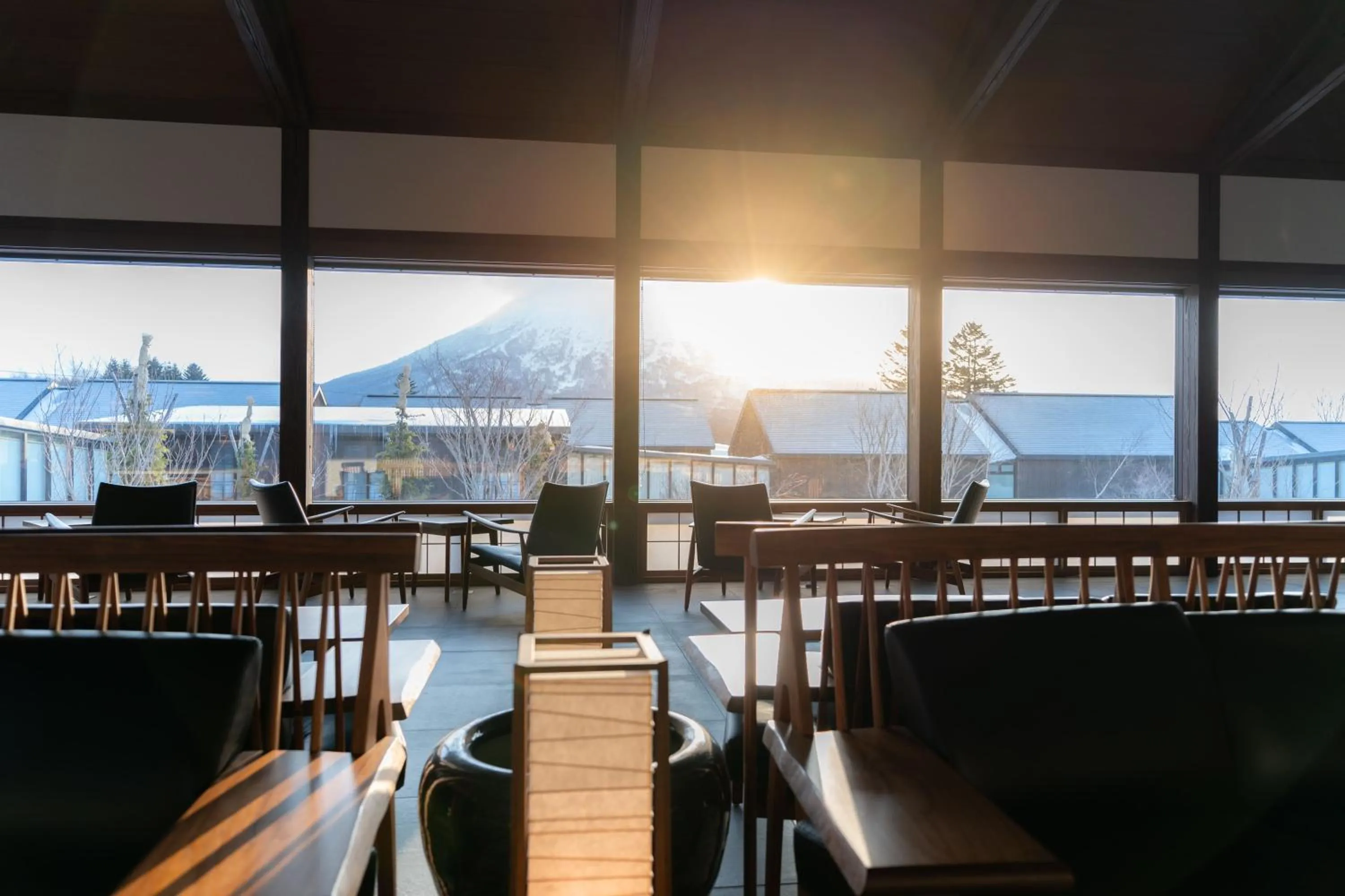 Lobby or reception in NISEKO Inn of Youtei Raku Suisan