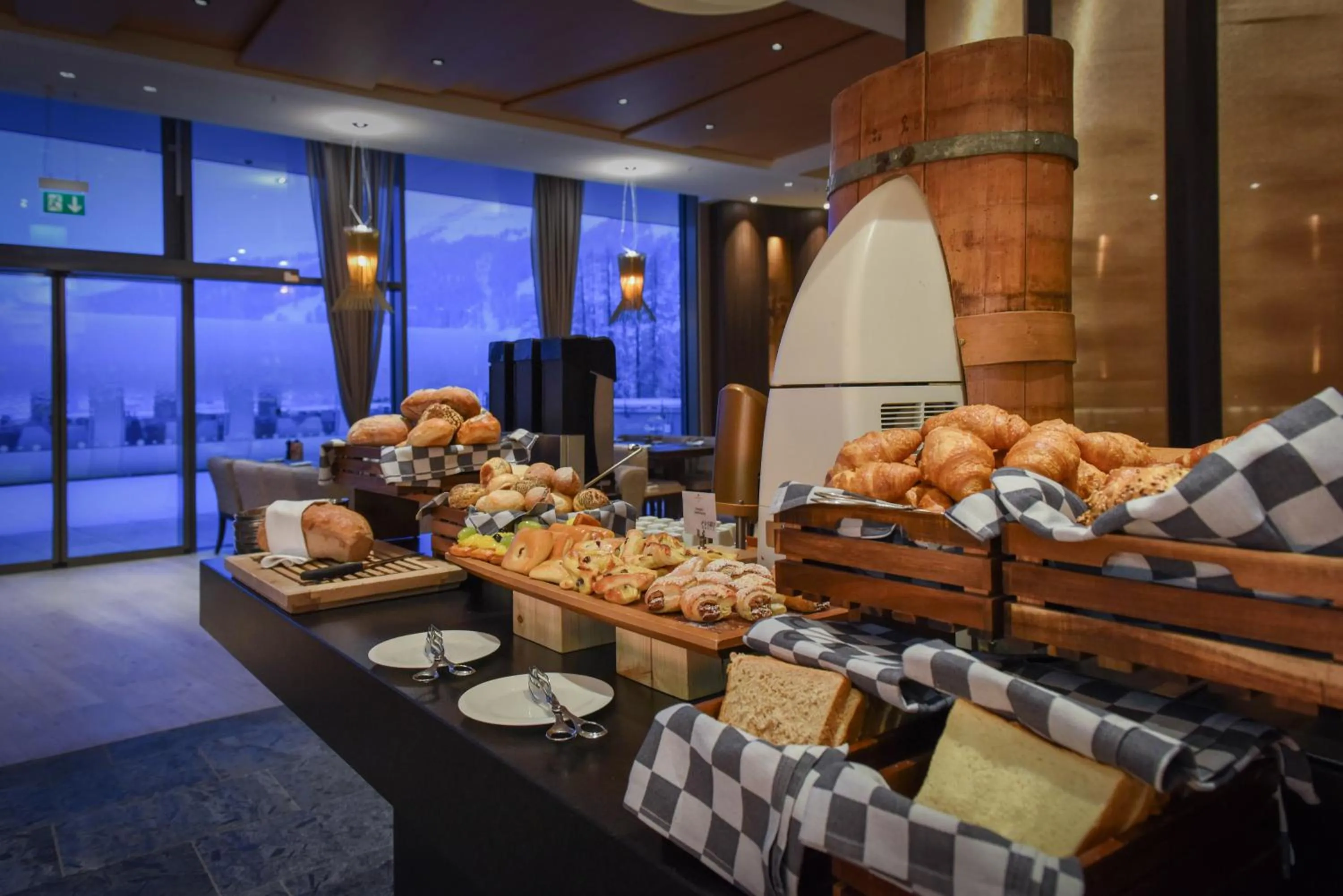 Continental breakfast in AlpenGold Hotel Davos