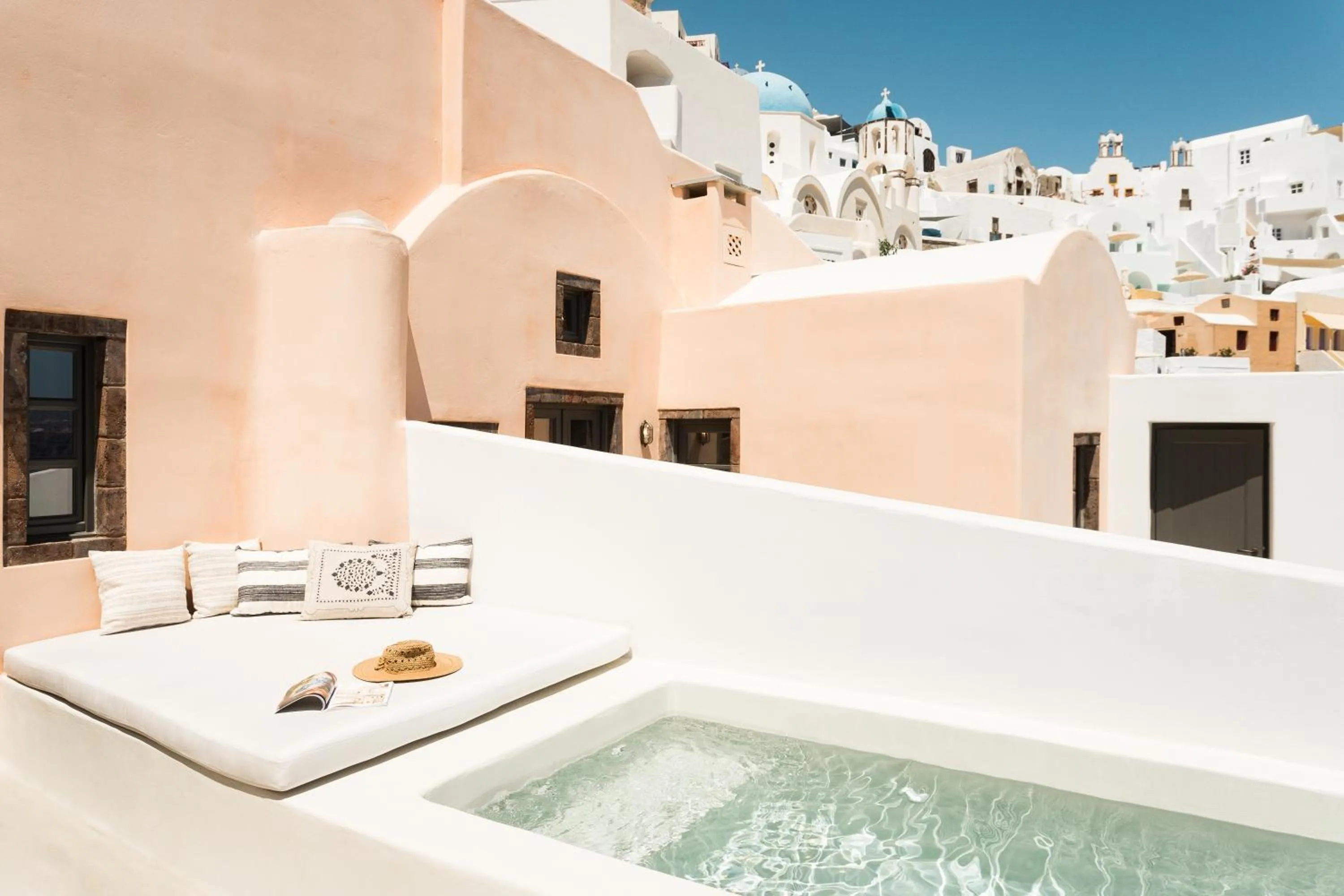 Pool view in Armenaki
