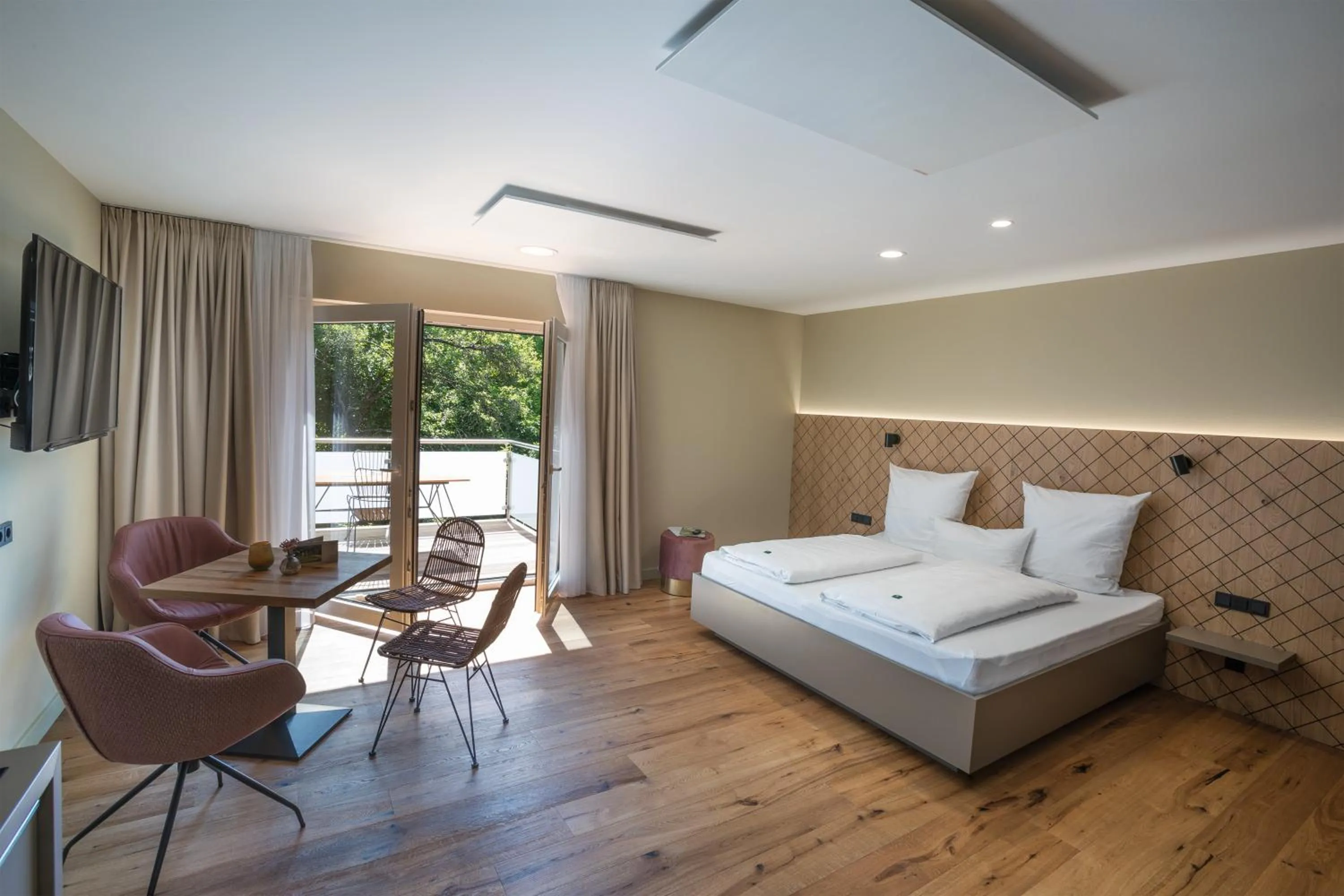 Bed in Hotel Weiherhof am Golfpark