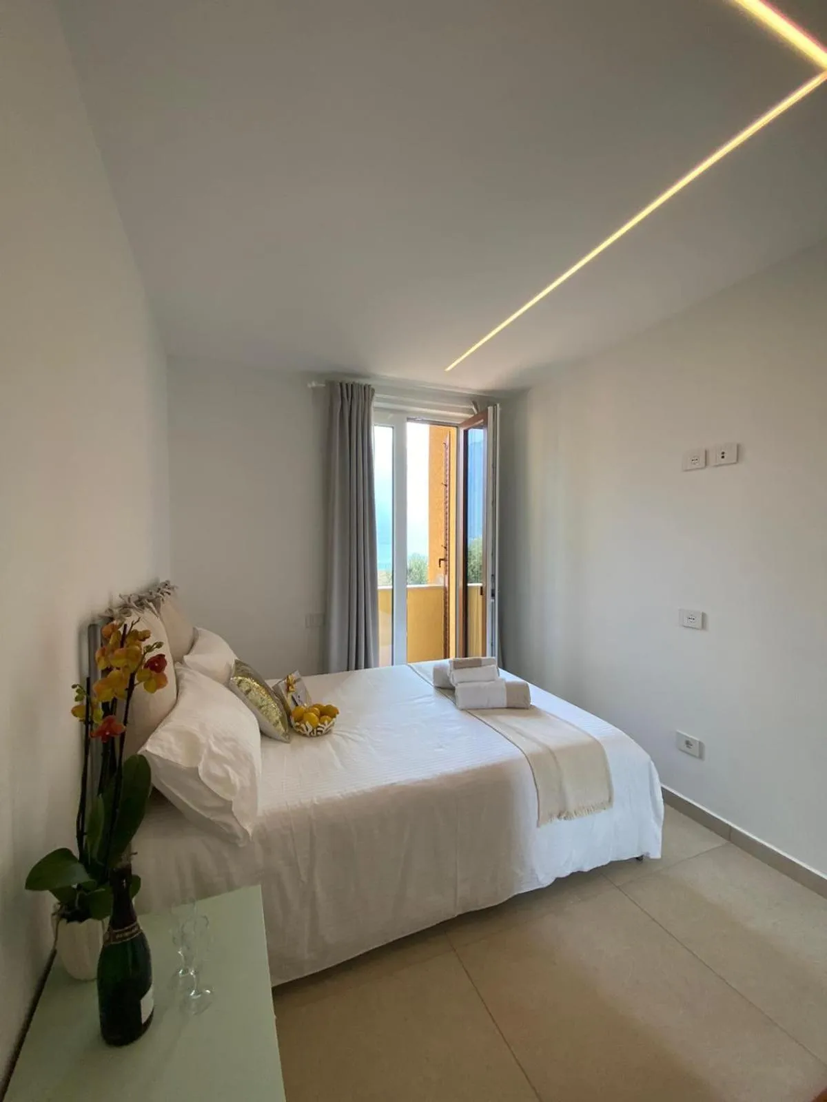 Bed in B&B Am Gardasee blick