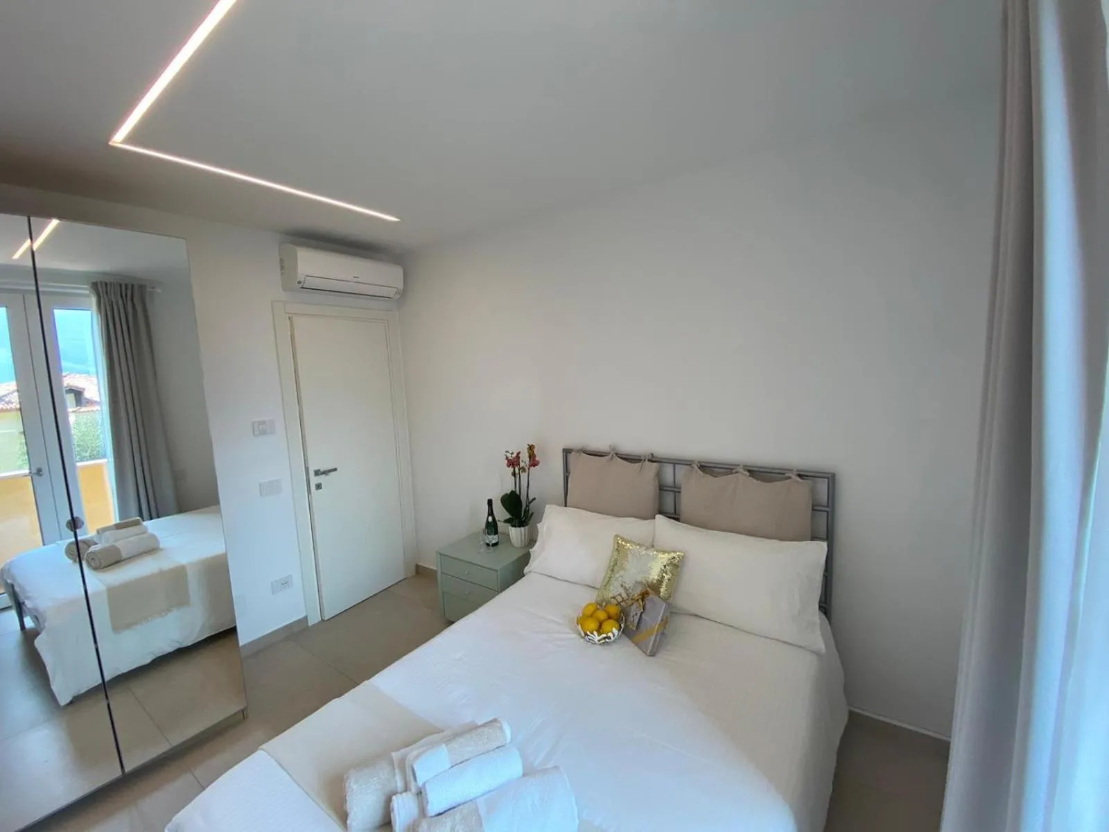 Bed in B&B Am Gardasee blick