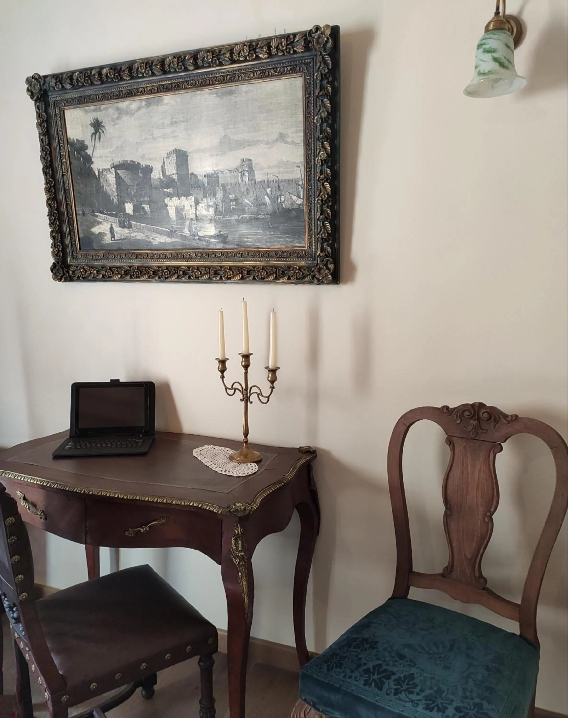 Seating area in Porolithos Boutique Hotel