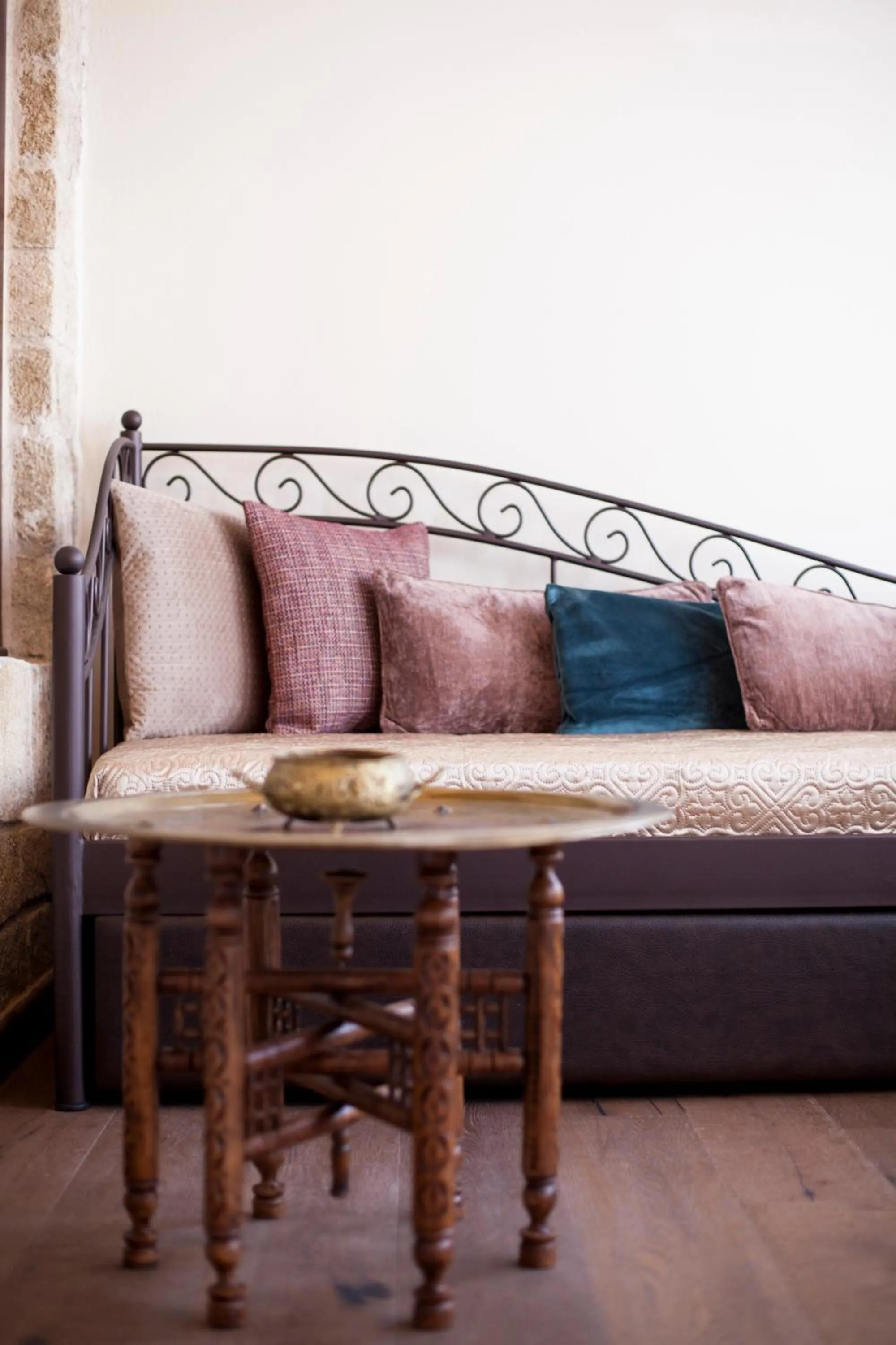 Living room, Bed in Porolithos Boutique Hotel