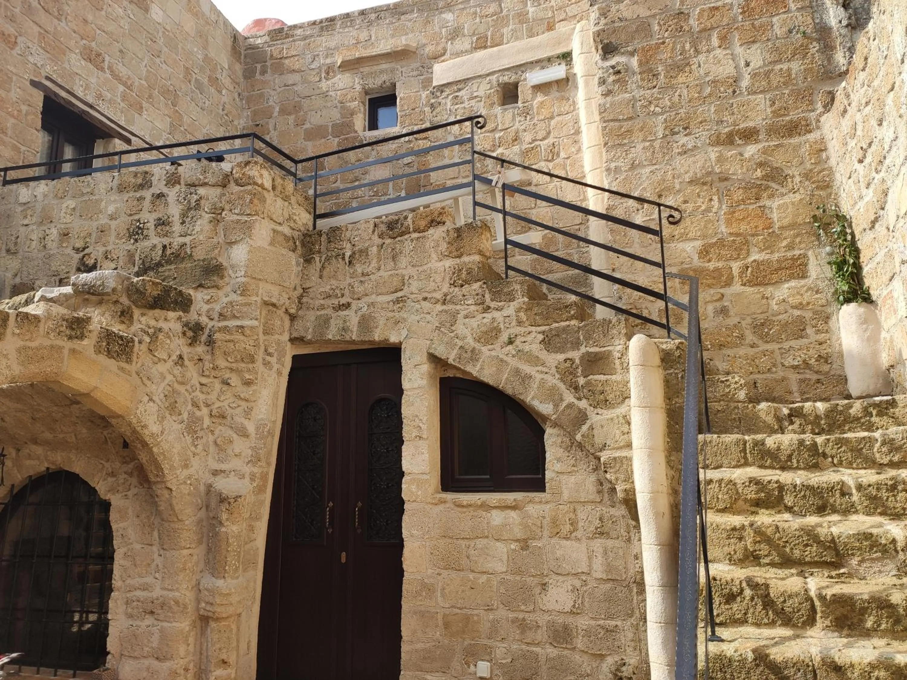 Facade/entrance in Porolithos Boutique Hotel