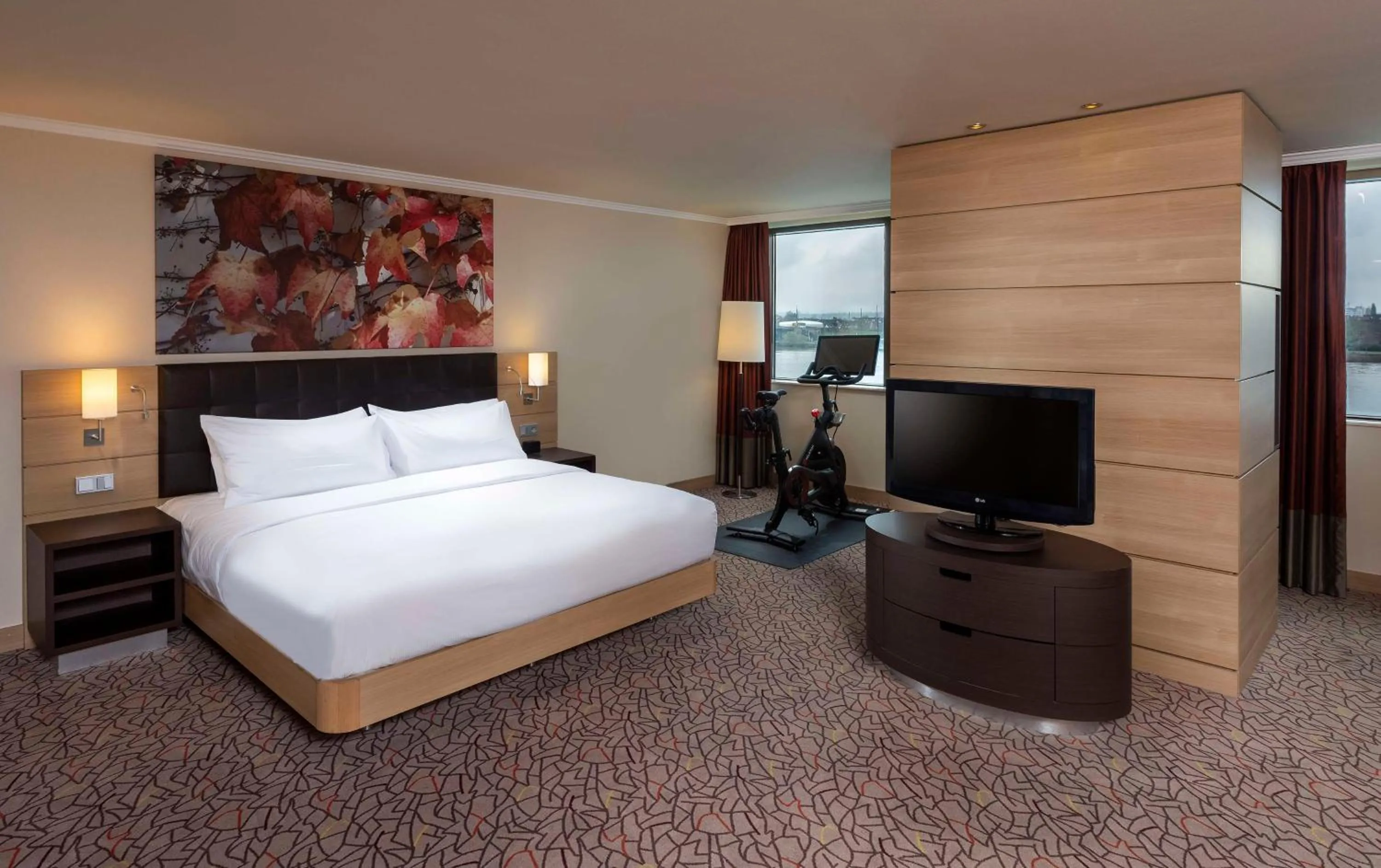 Bedroom, Bed in Hilton Mainz