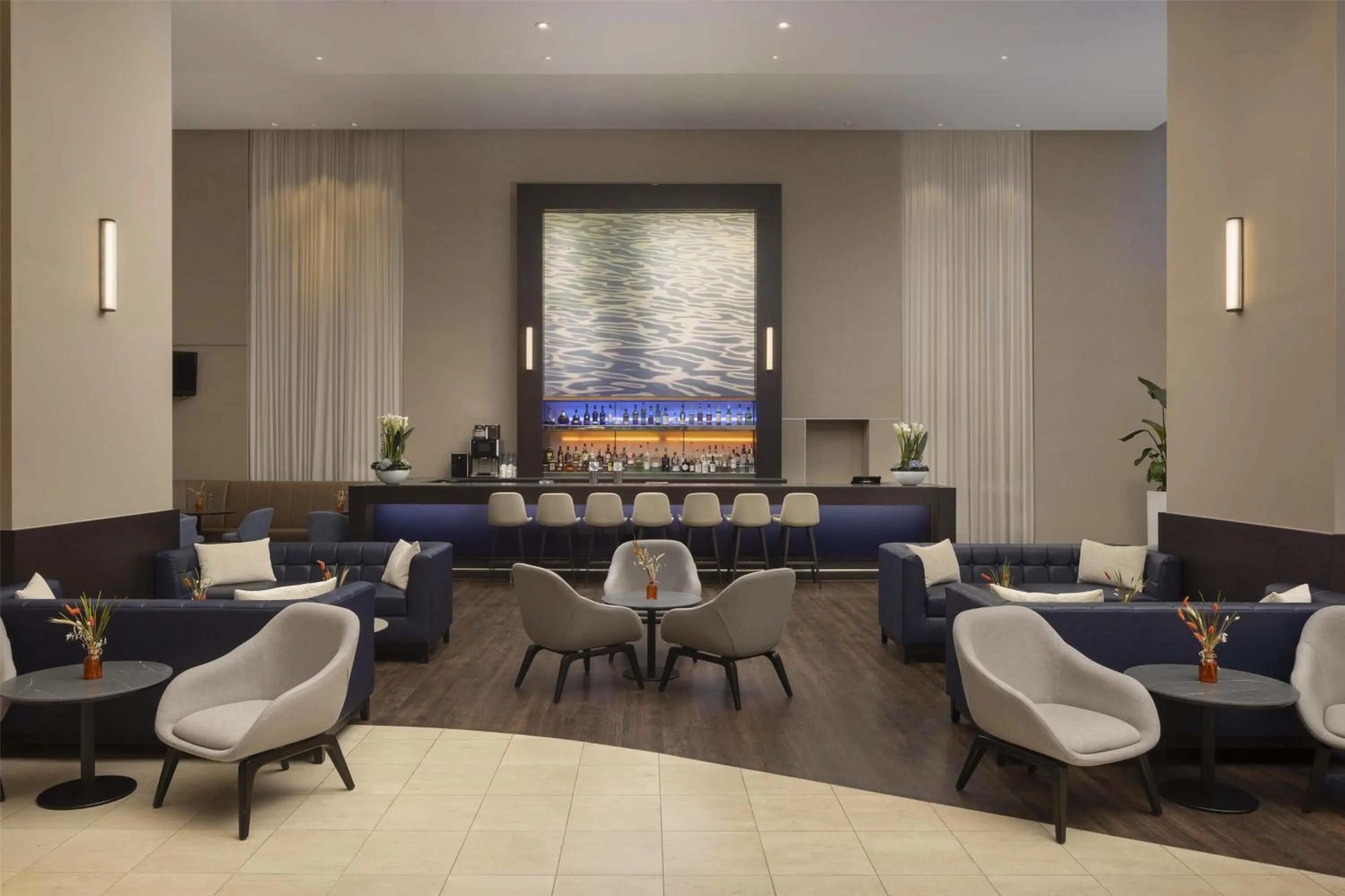 Lounge or bar in Hilton Düsseldorf