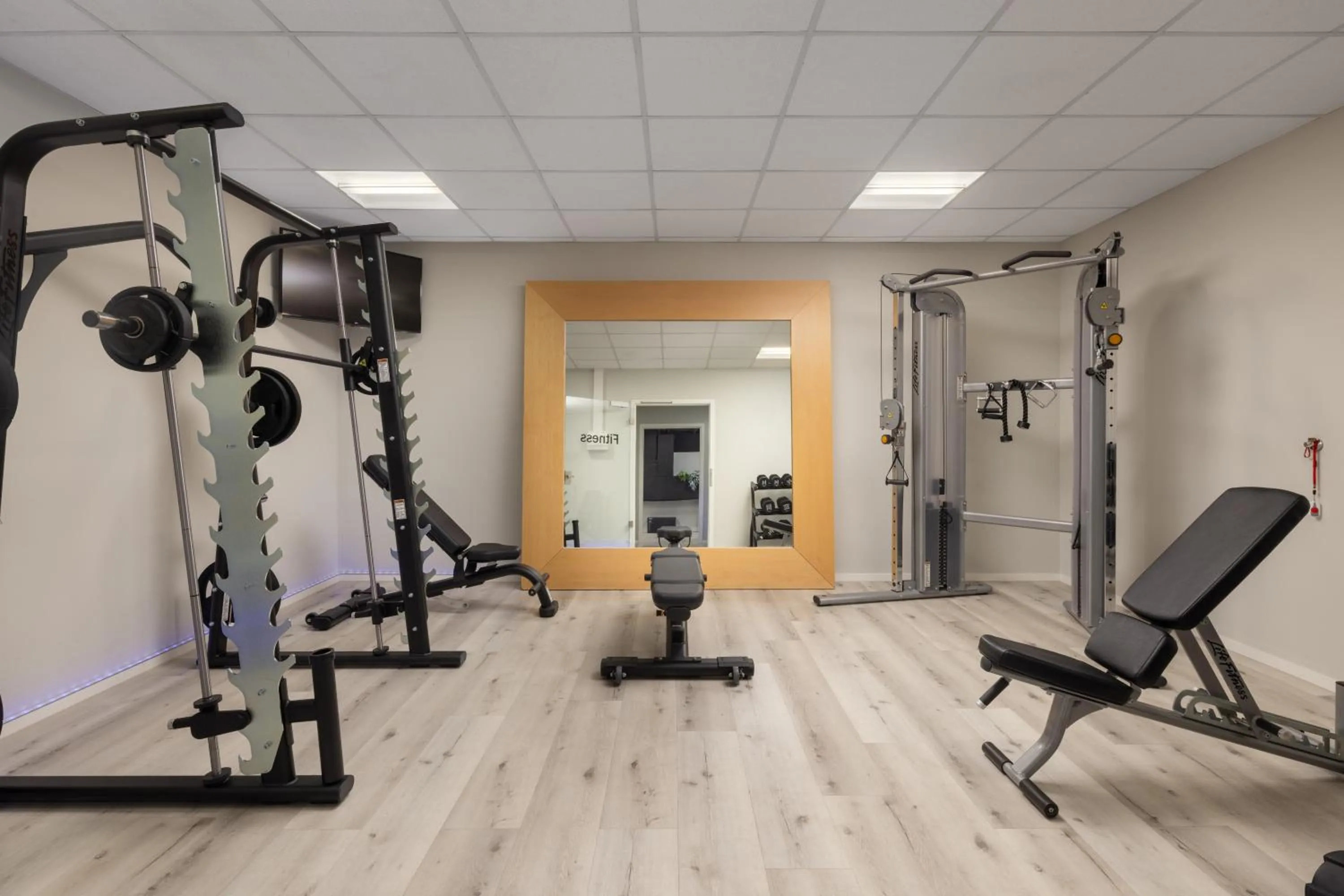 Fitness centre/facilities in Hilton Düsseldorf