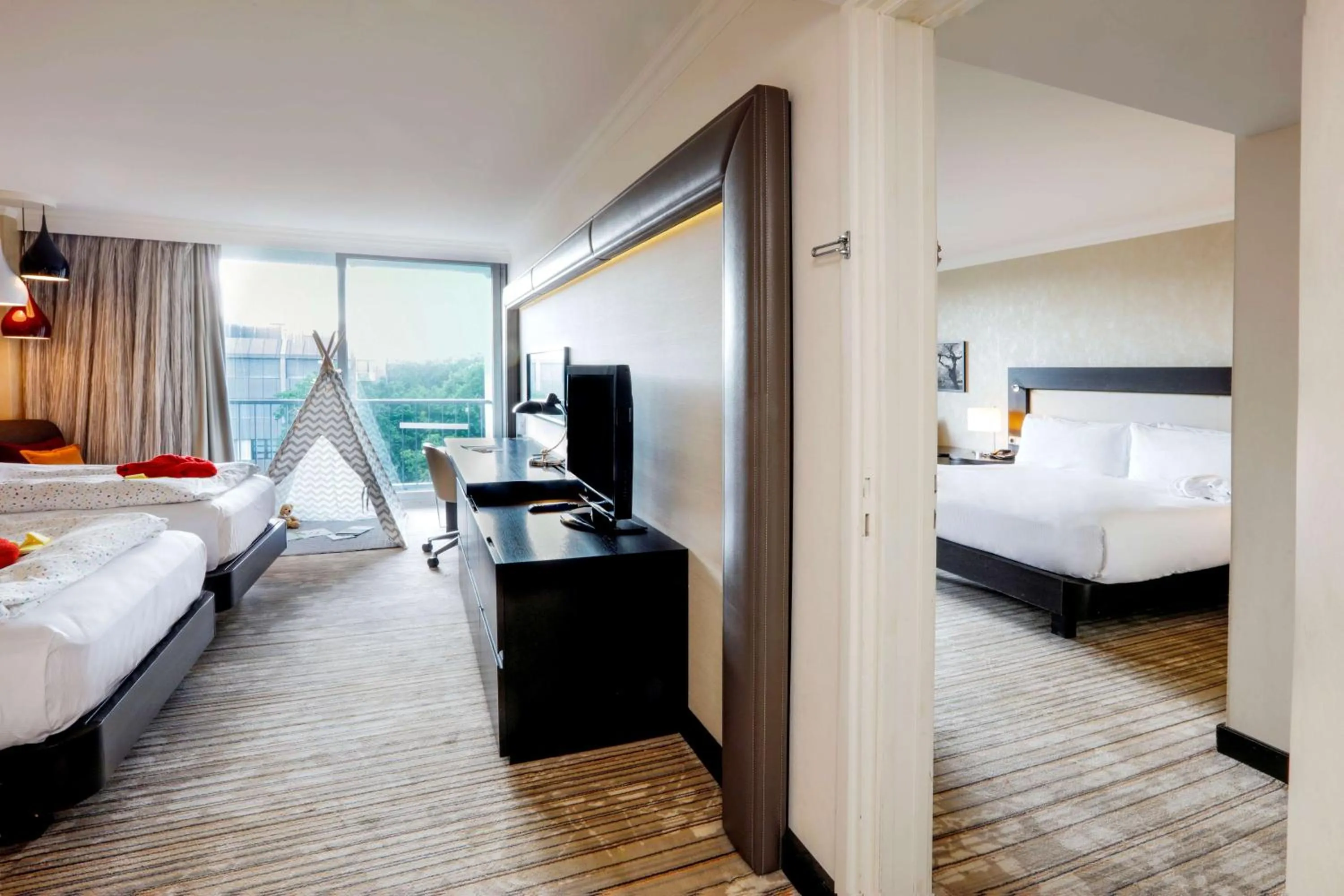 Bedroom in Hilton Munich Park