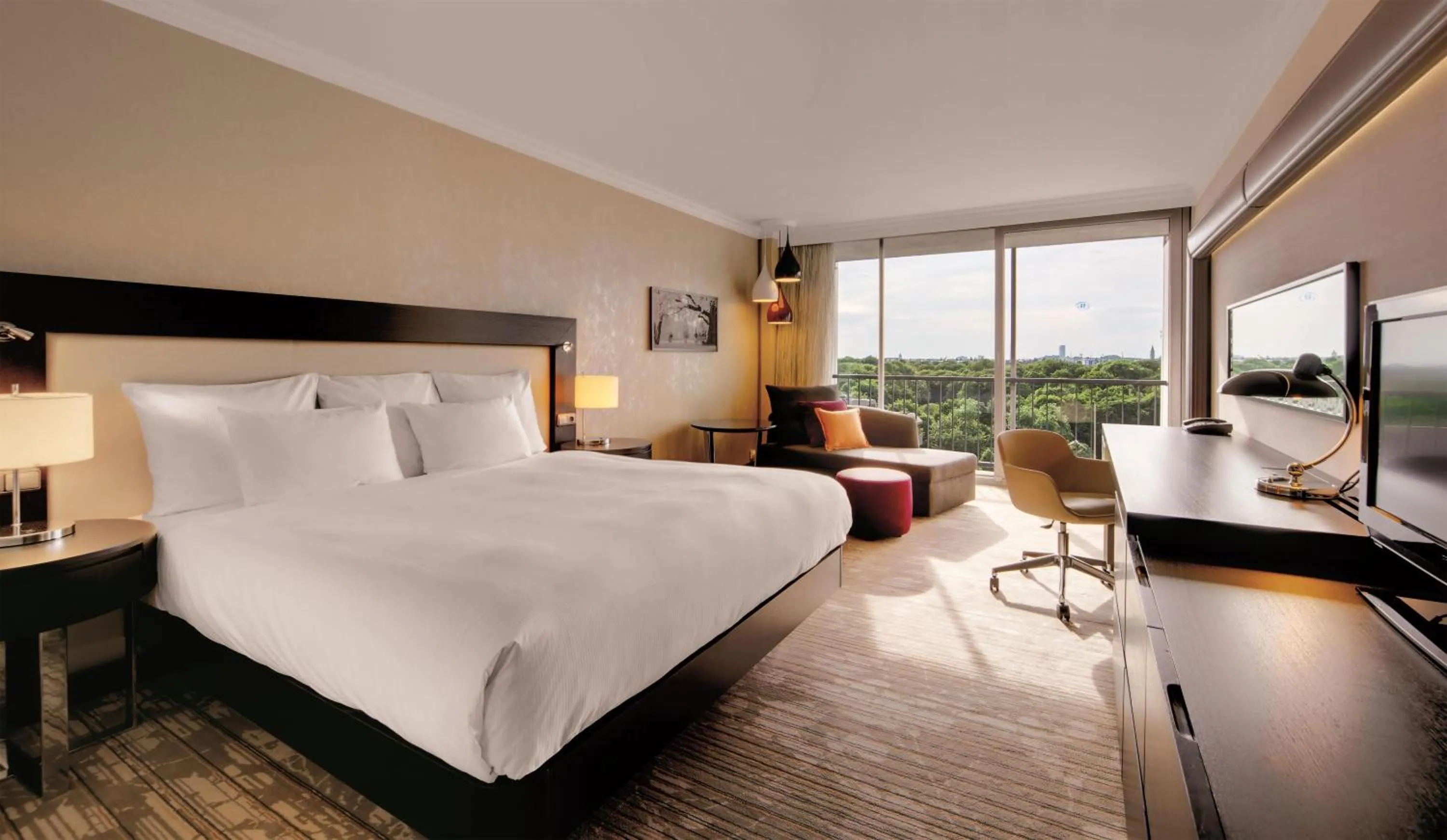 Bedroom in Hilton Munich Park
