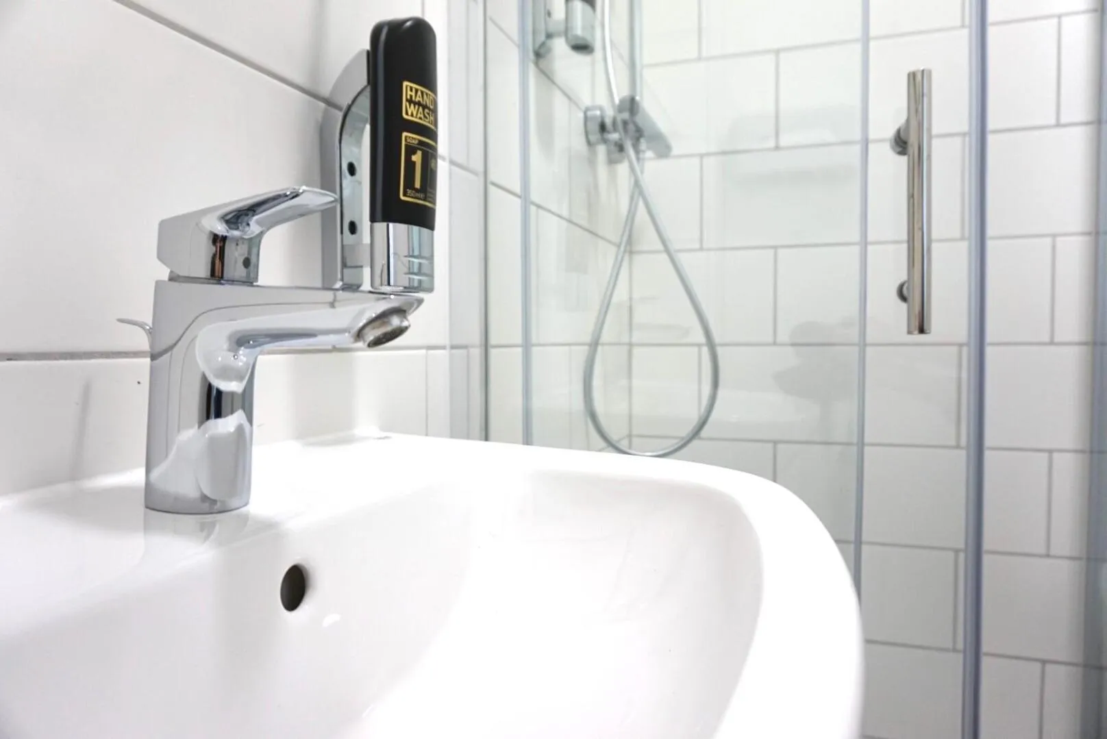 Shower in Apartment Hotel Wittenau